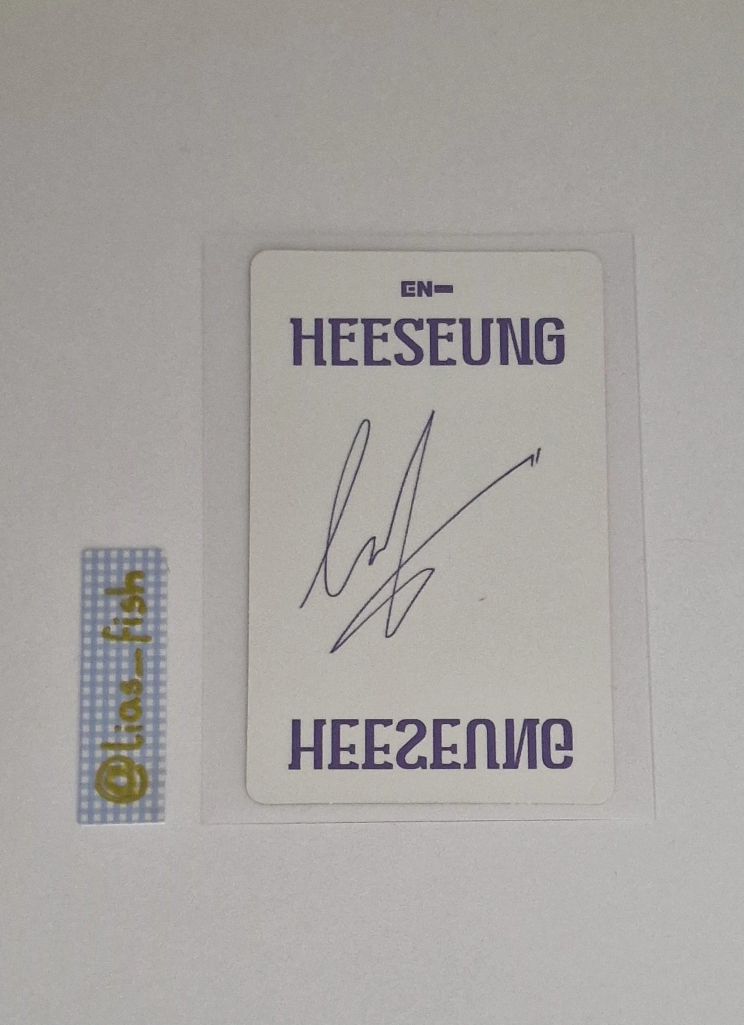 ENHYPEN Evan (Heeseung) ENHYPEN - Heeseung - DIMENSION: DILEMMA Album album photocard korean album scylla version holographic (hologram) listing photo 2