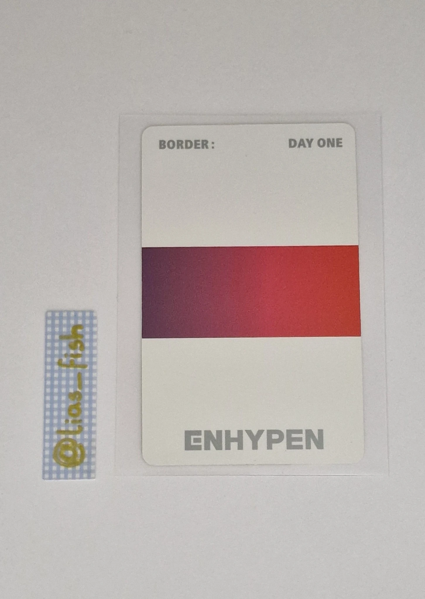 ENHYPEN Jay ENHYPEN - BORDER : DAY ONE Album album photocard listing photo 2