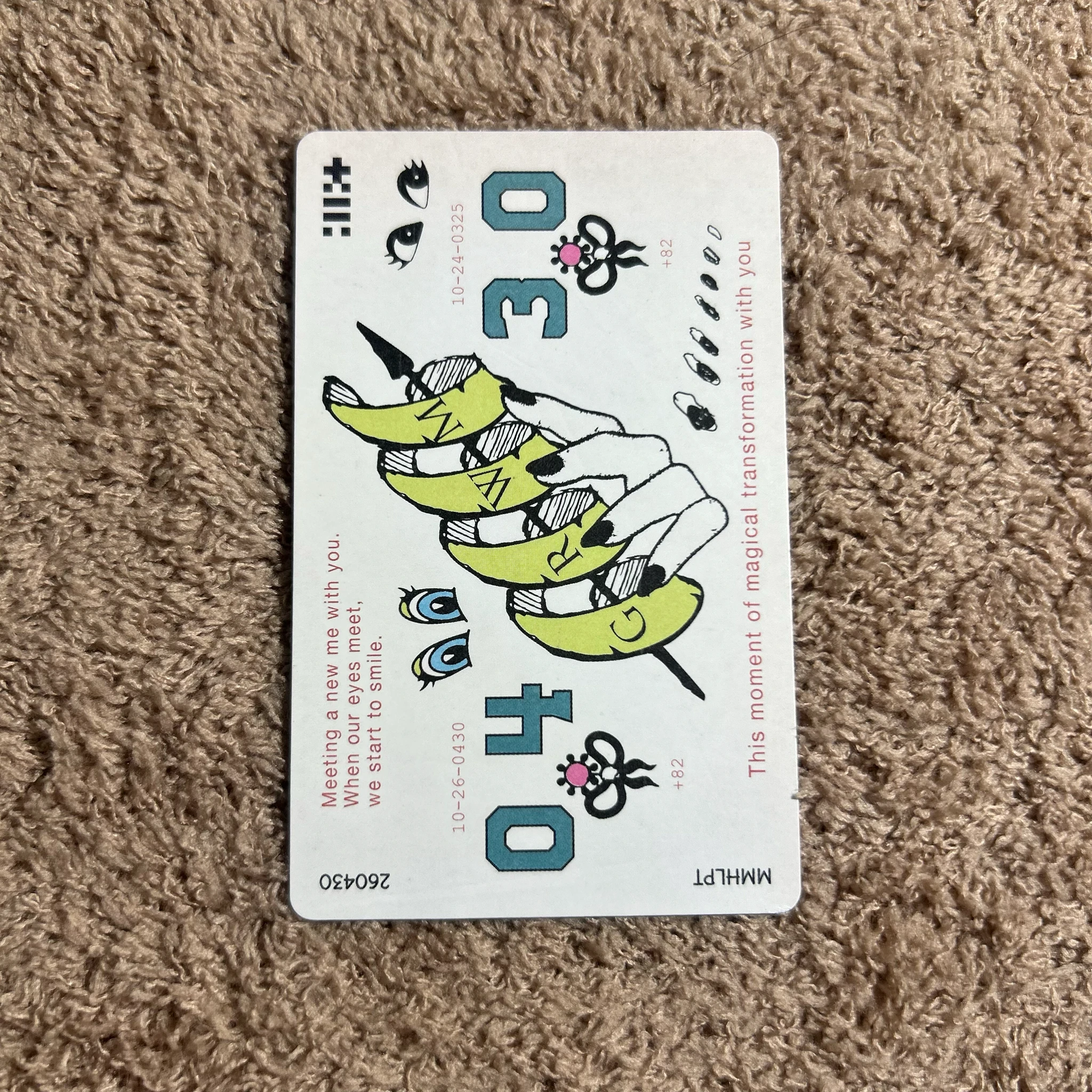ILLIT Moka ILLIT - Moka - MAMIHLAPINATAPAI Album GRWM version album photocard listing photo 2
