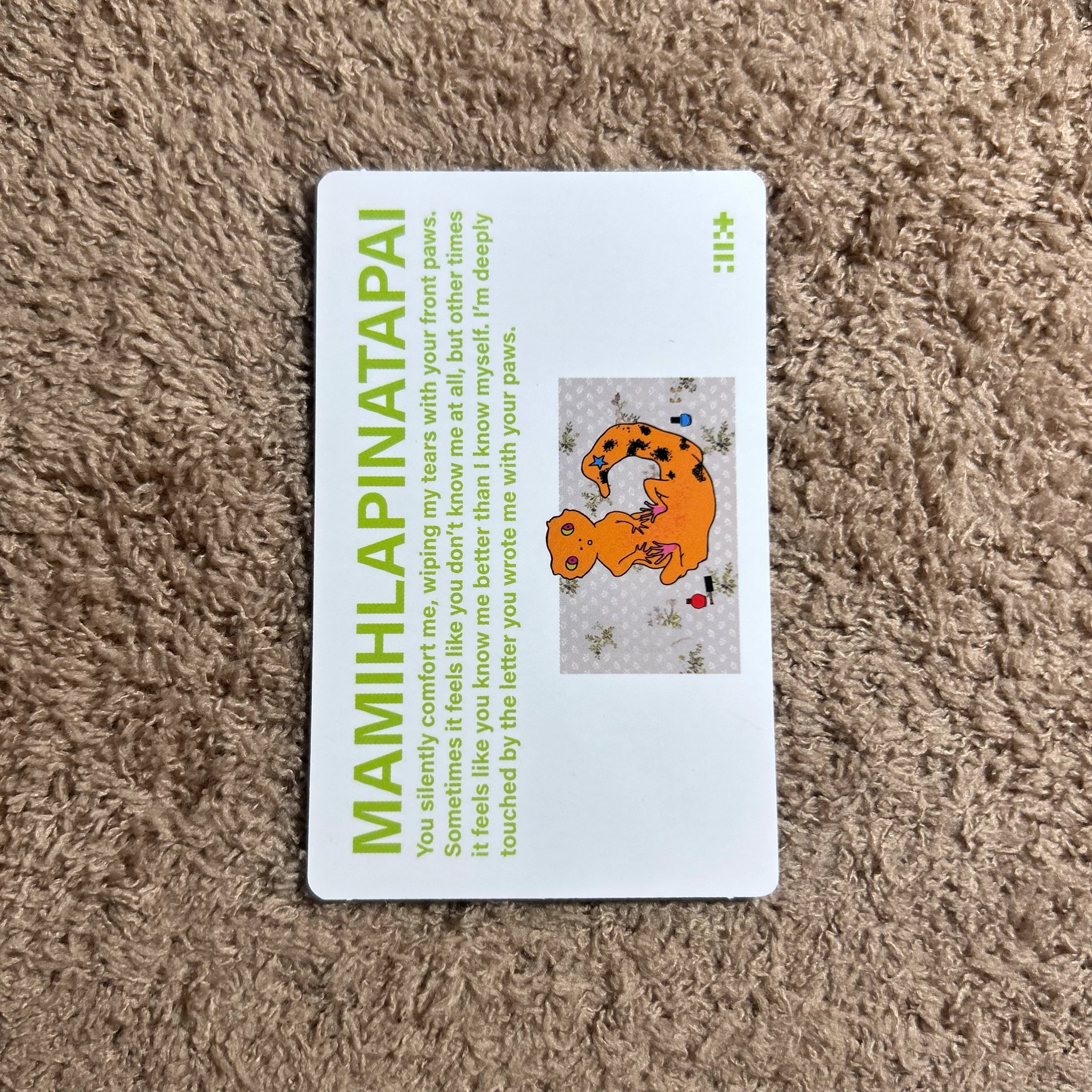 ILLIT Iroha ILLIT - Iroha - MAMIHLAPINATAPAI Album paw paw version album photocard listing photo 2