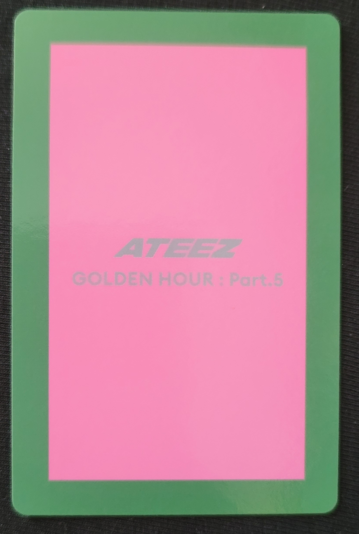 ATEEZ San ATEEZ - San - GOLDEN HOUR : Part.5 Album album photocard Z version listing photo 2