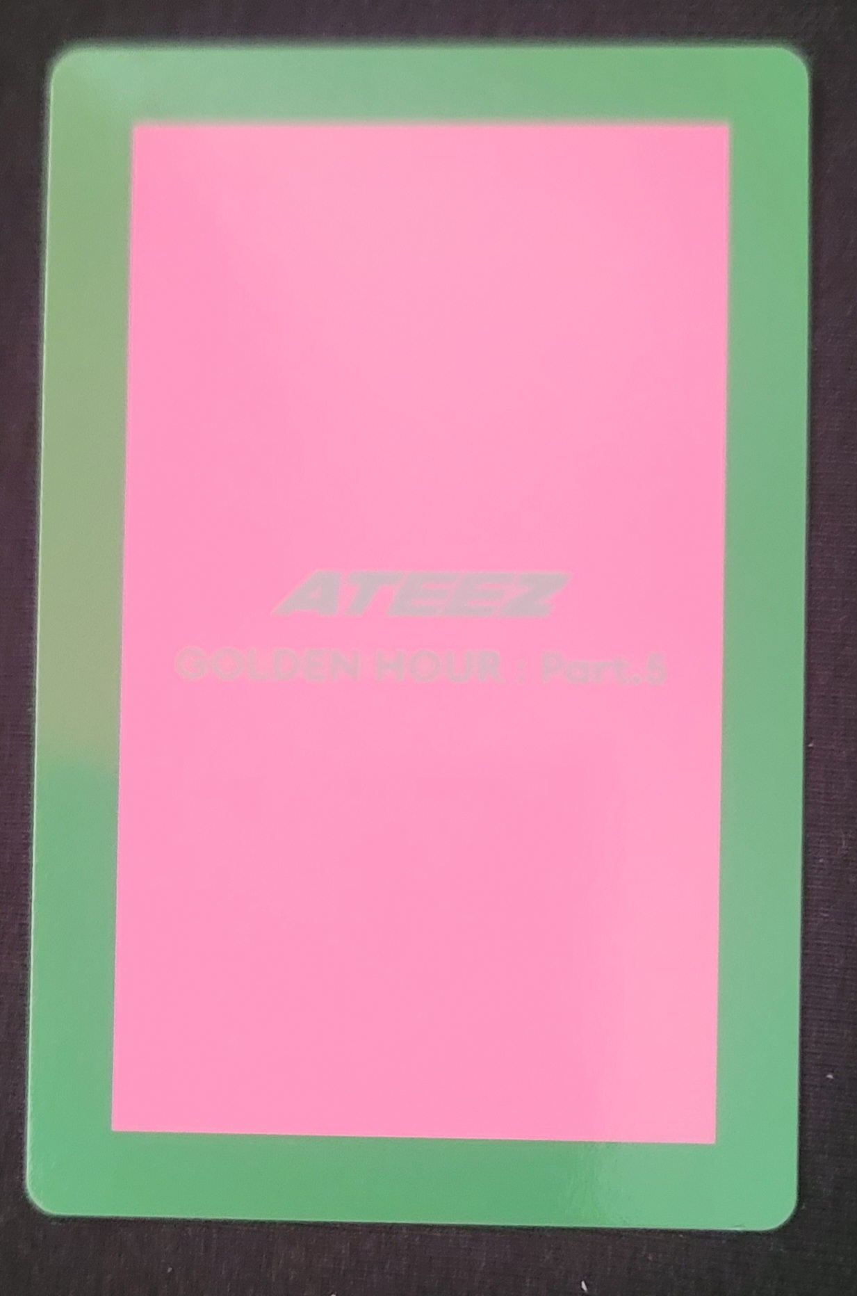 ATEEZ Jongho ATEEZ - Jongho - GOLDEN HOUR : Part.5 Album album photocard A version listing photo 2