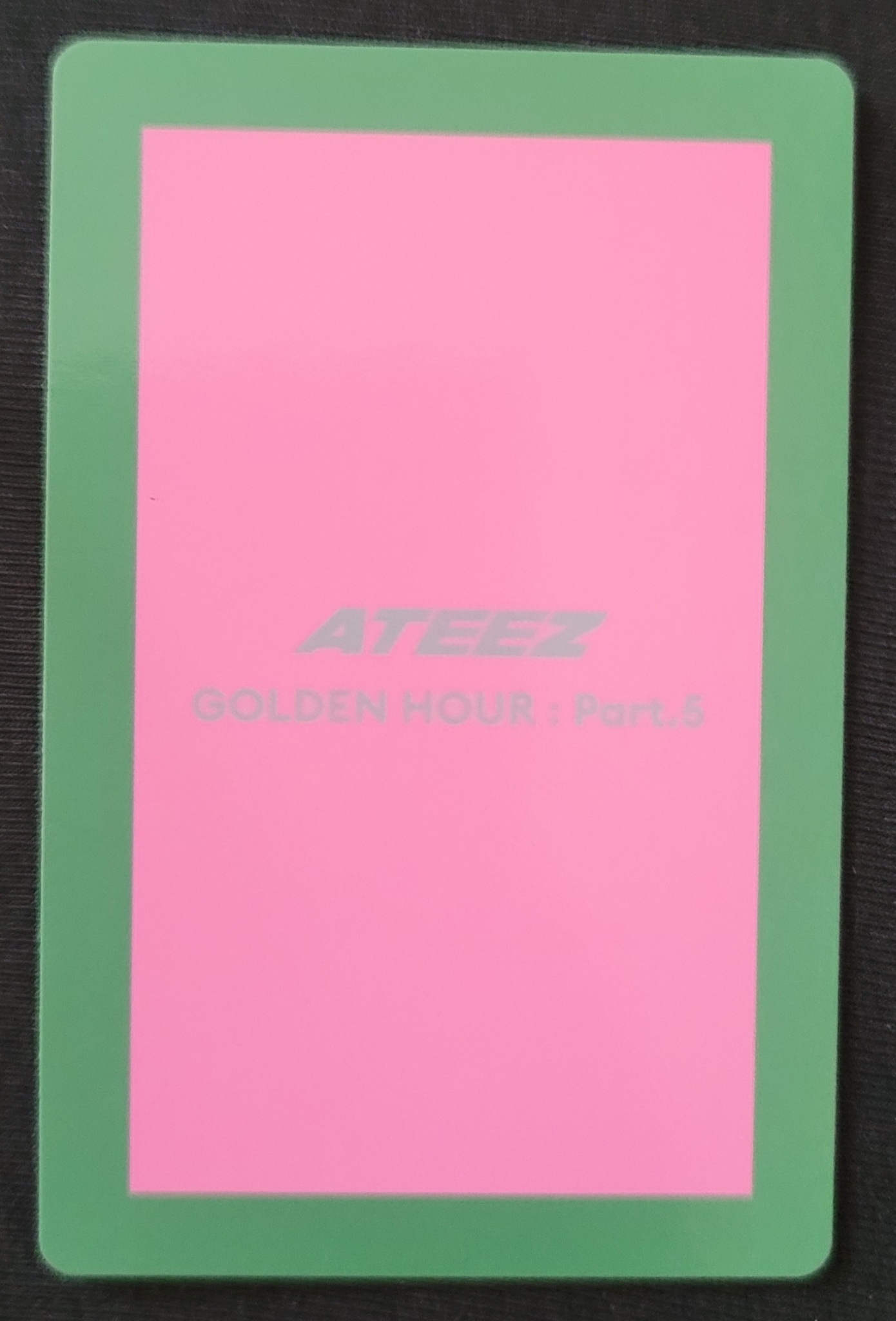 ATEEZ Mingi ATEEZ - Mingi - GOLDEN HOUR : Part.5 Album album photocard Z version listing photo 2