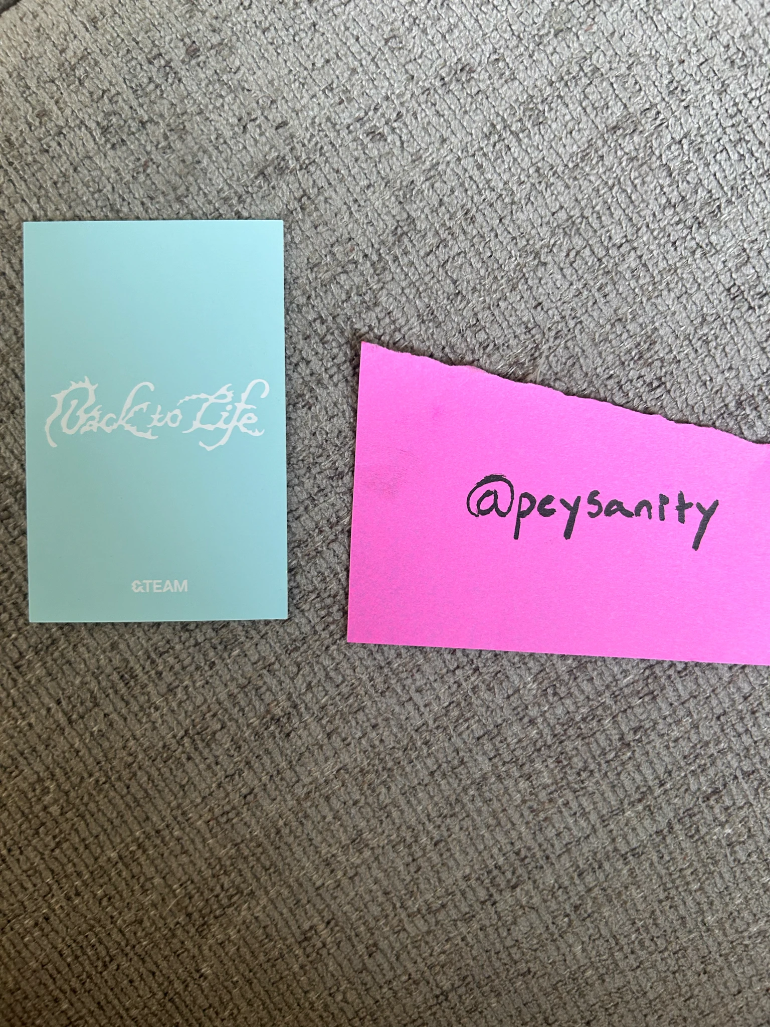 &TEAM Yuma &TEAM - Yuma - Back to Life  Album album photocard Mini CD-R ver instant photo listing photo 2