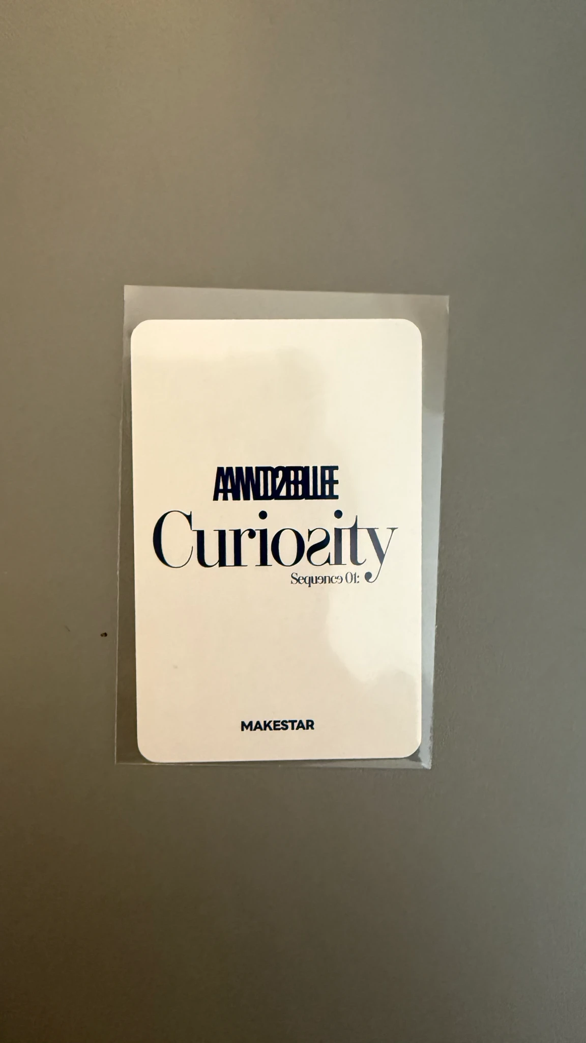 AND2BLE Gyuvin AND2BLE - Gyuvin - Sequence 01: Curiosity Album makestar video call (fancall) round 2 listing photo 2