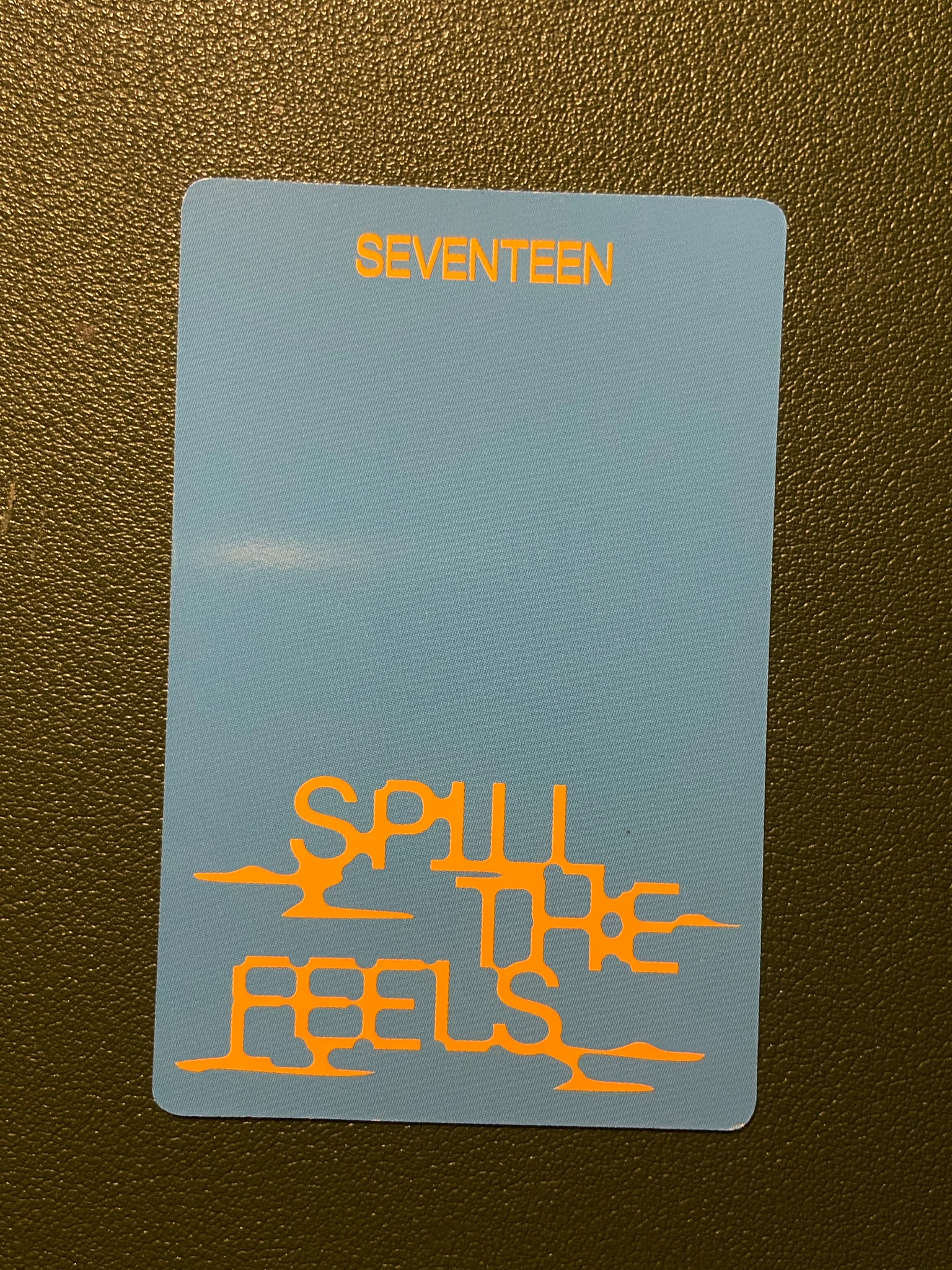 SEVENTEEN Jun SEVENTEEN - Jun - Spill the Feels Album album photocard kit version feel you version listing photo 2