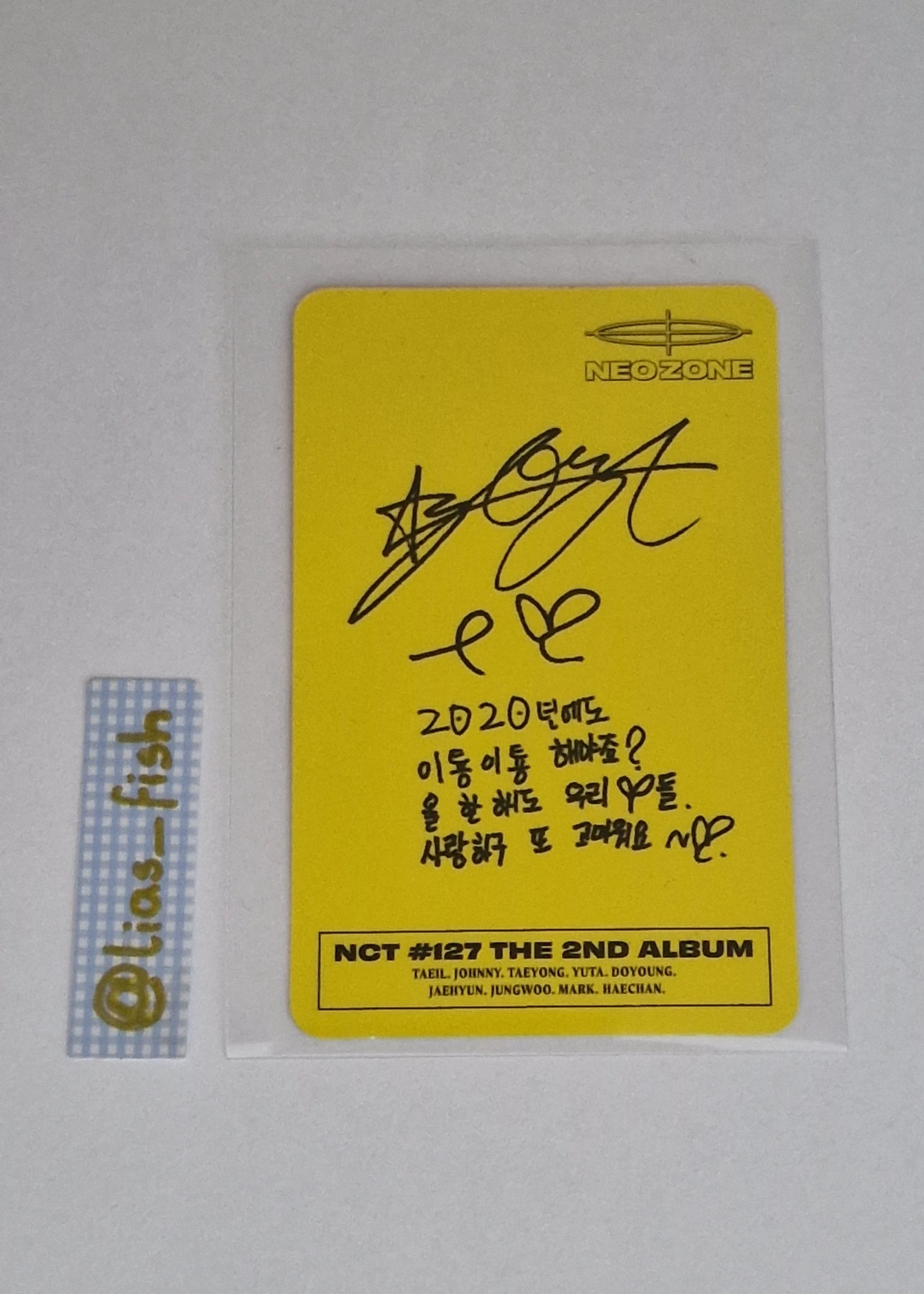 NCT 127 Taeyong NCT 127 - Taeyong  - Neo Zone Album listing photo 2