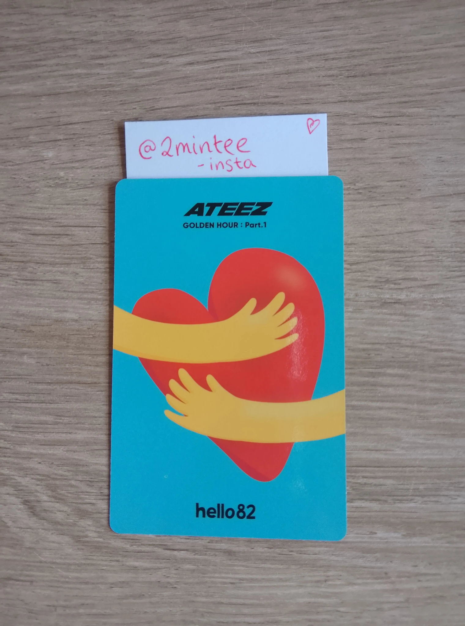 ATEEZ Hongjoong ATEEZ - Hongjoong - Golden Hour : Part.1 Album hello82 hug listing photo 2