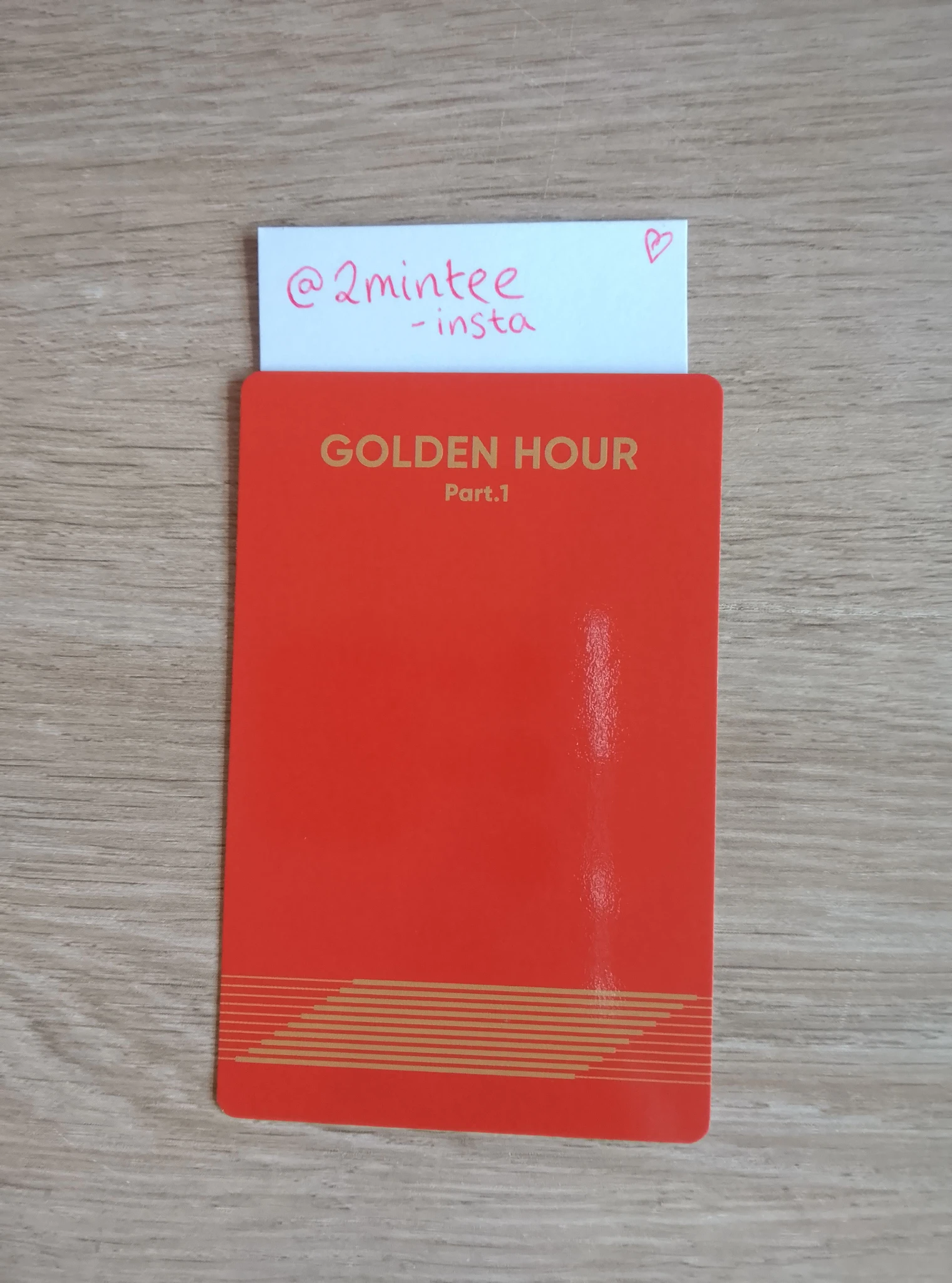 ATEEZ Yunho ATEEZ - Yunho - Golden Hour : Part.1 Album poca album album photocard A version listing photo 2