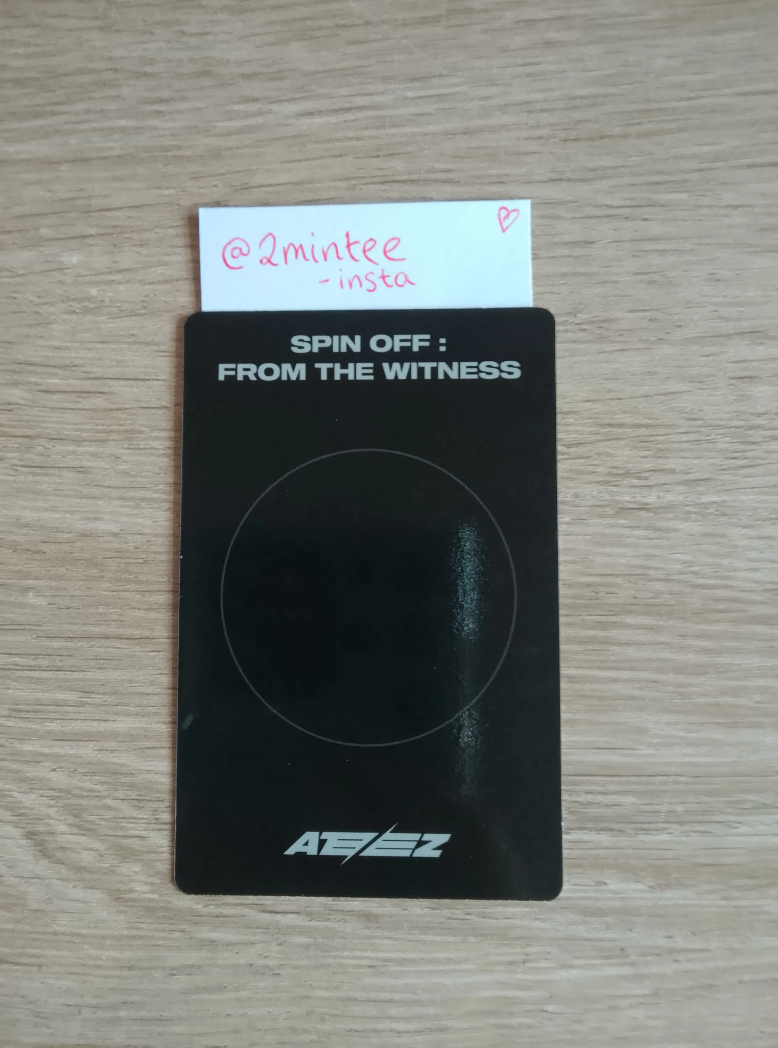 ATEEZ San ATEEZ - San - SPIN OFF : FROM THE WITNESS Album album photocard witness version version 3 listing photo 2