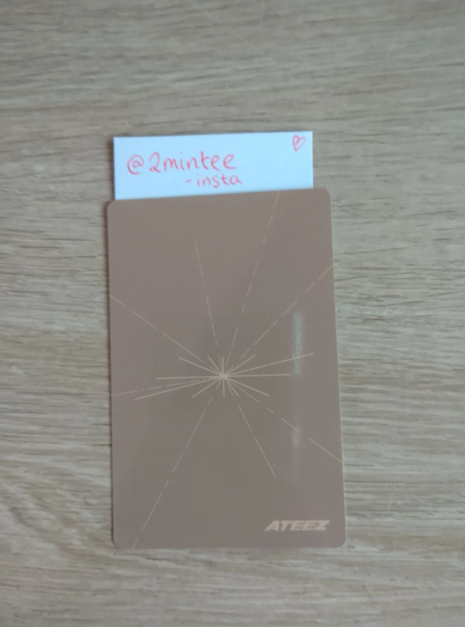 ATEEZ Wooyoung ATEEZ - Wooyoung - Golden Hour : Part 2 Album album photocard listing photo 2