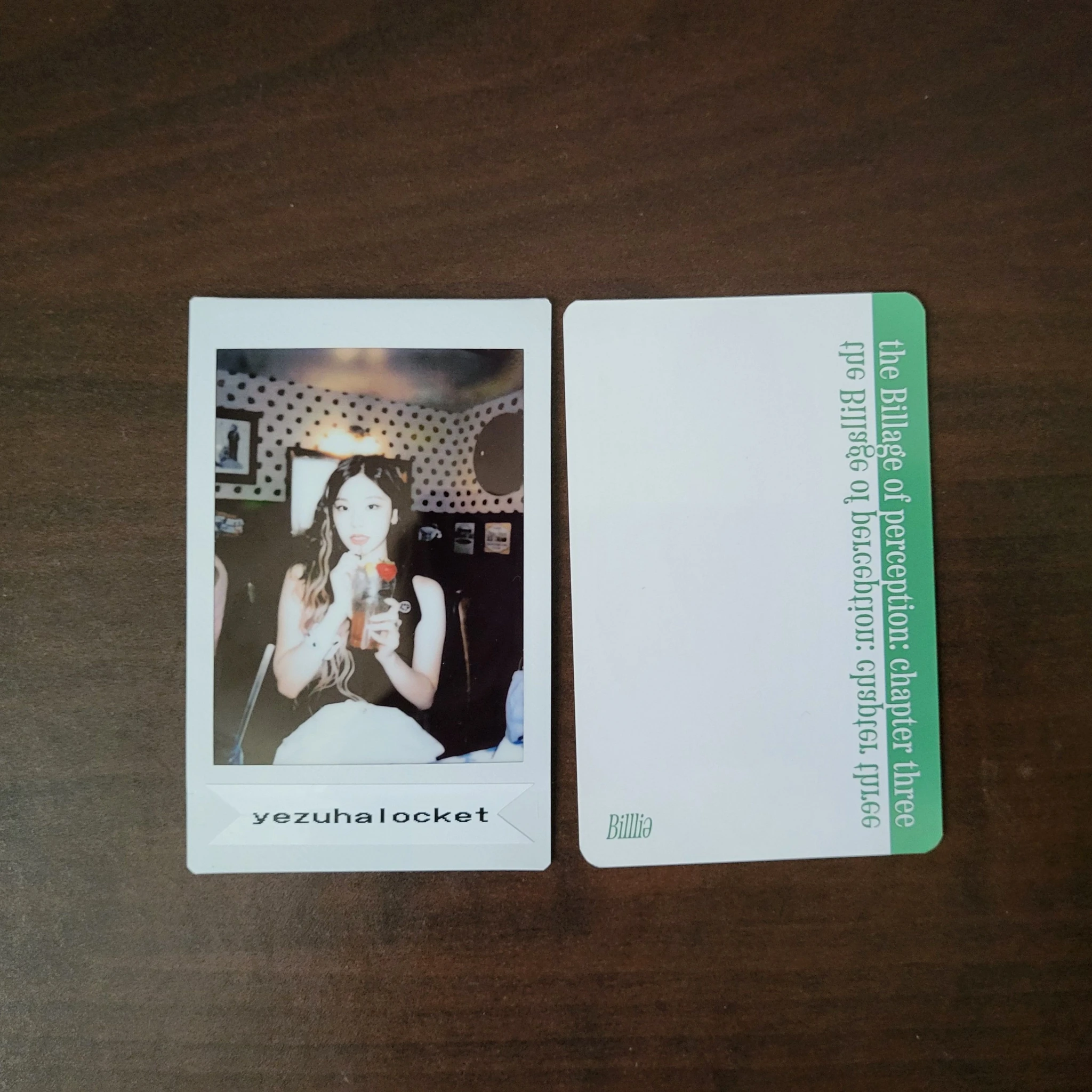 Billlie Siyoon Billlie - Siyoon - The Billage of Perception: Chapter Three Album 11:11 PM Set album photocard listing photo 2