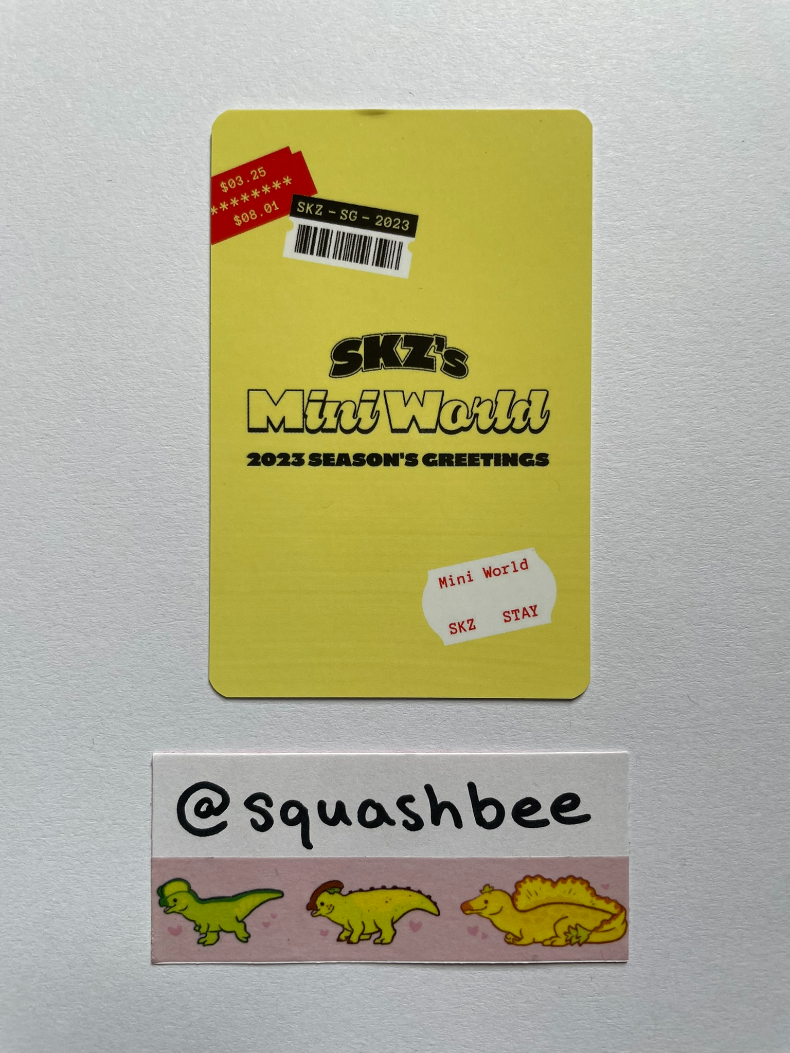 Stray Kids I.N Stray Kids - I.N - 2023 Season's Greetings - SKZ's Mini World Other photocard set listing photo 2