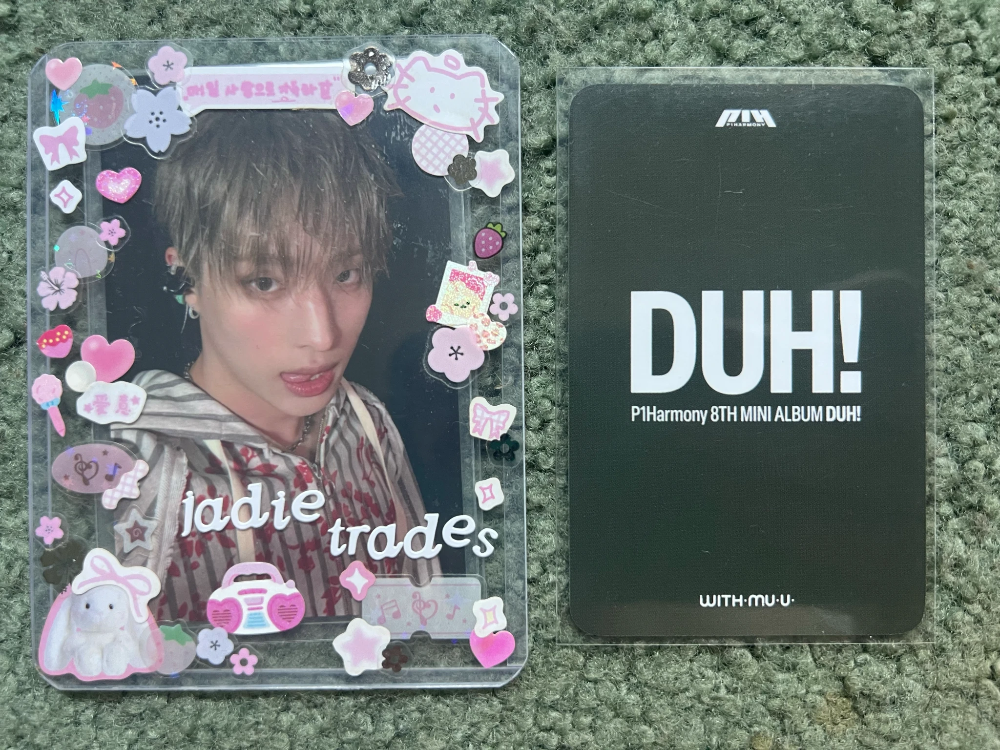P1Harmony Jiung P1Harmony - Jiung - DUH! Album withmuu fansign listing photo 2
