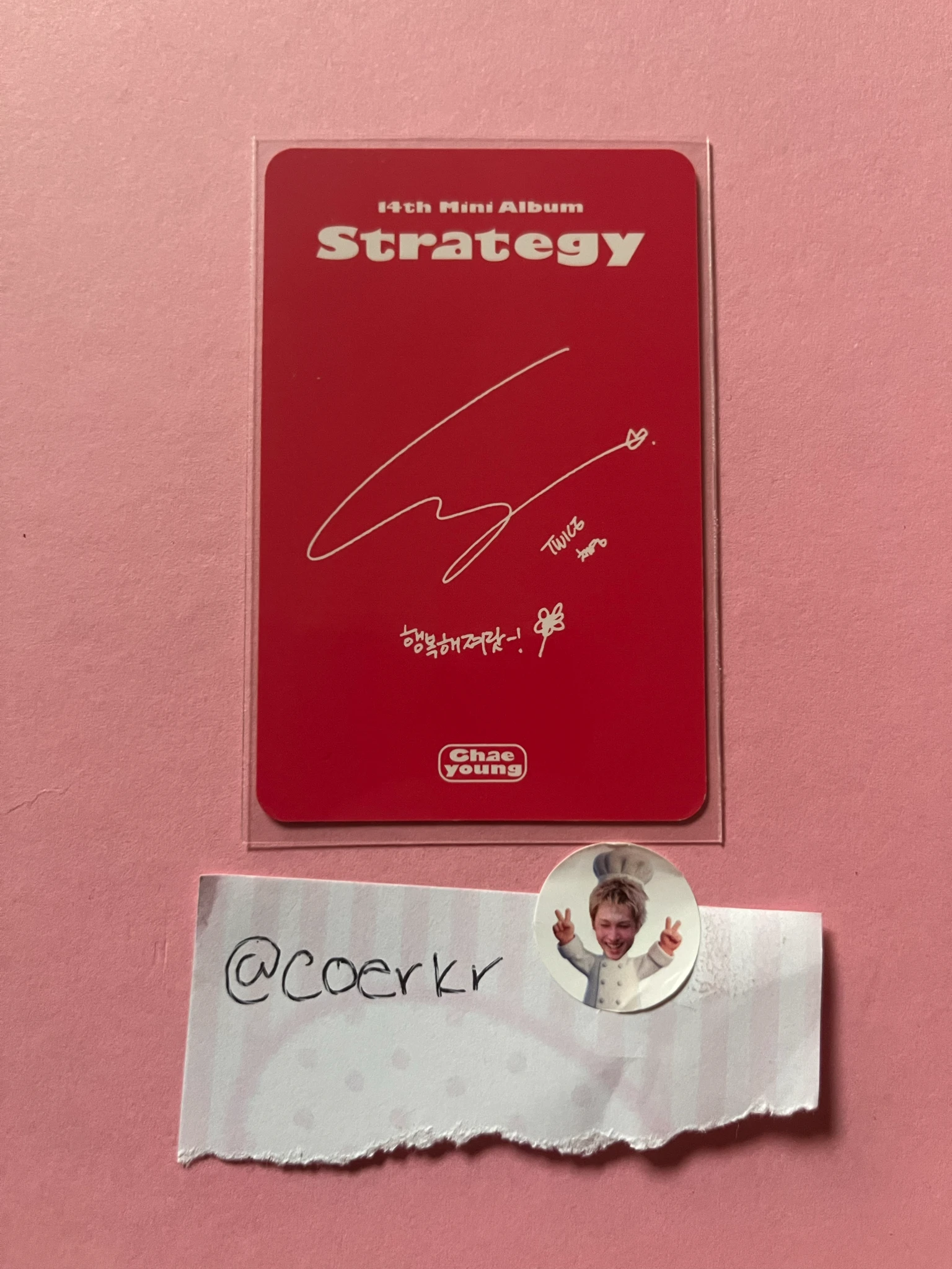 TWICE Chaeyoung TWICE-Chaeyoung-Album-strategy listing photo 2