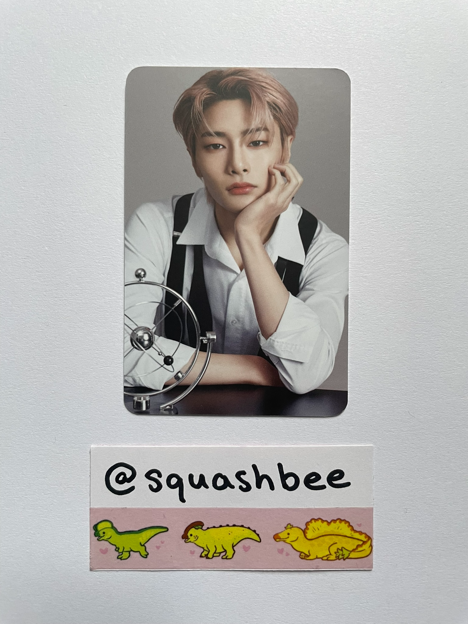 Stray Kids I.N Stray Kids - I.N - NACIFIC  x Stray Kids Other brand collaboration nacific round 18 double-sided front side listing photo 2