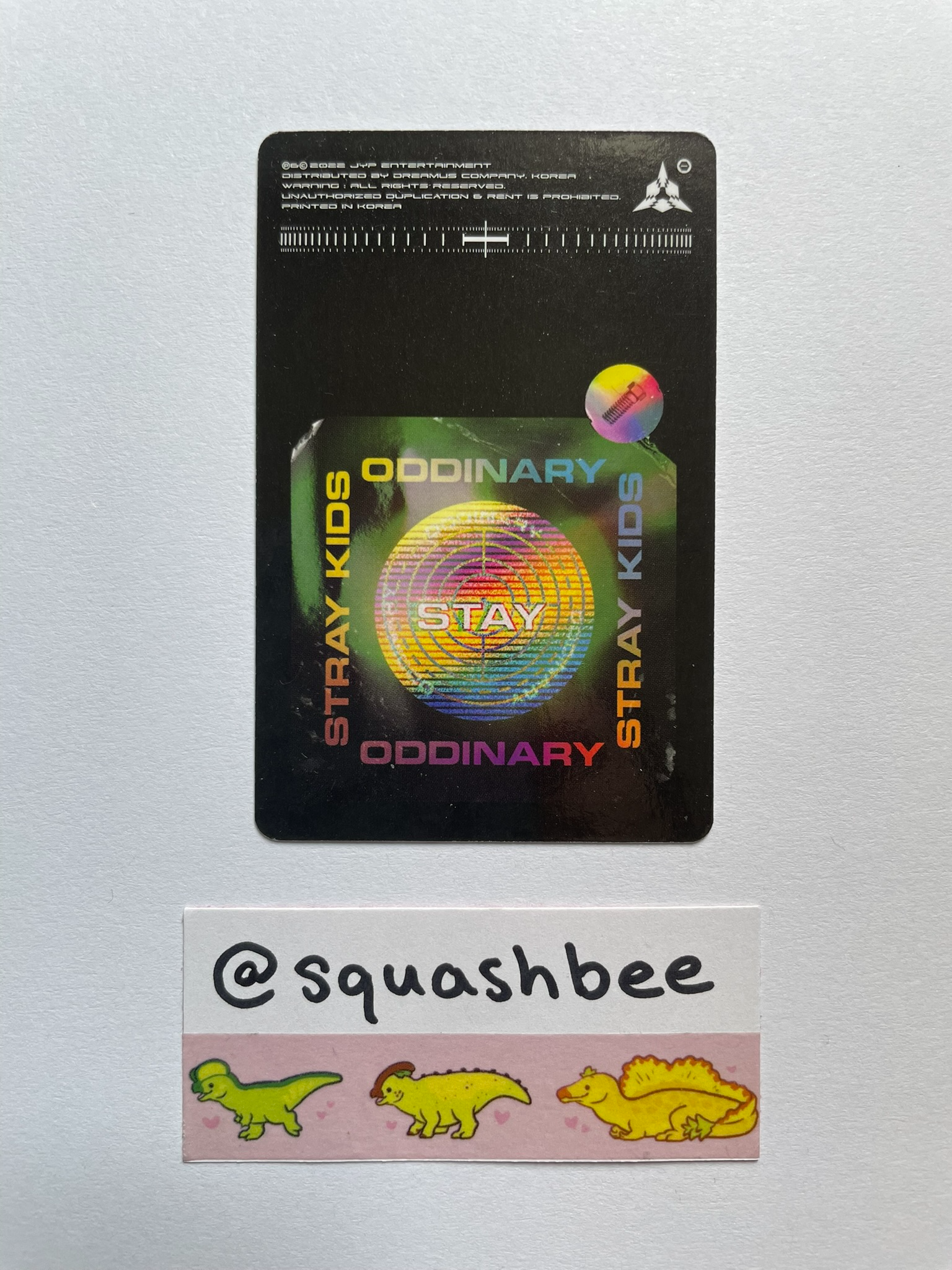 Stray Kids Stray Kids - Felix & I.N - Oddinary Album album photocard unit listing photo 2