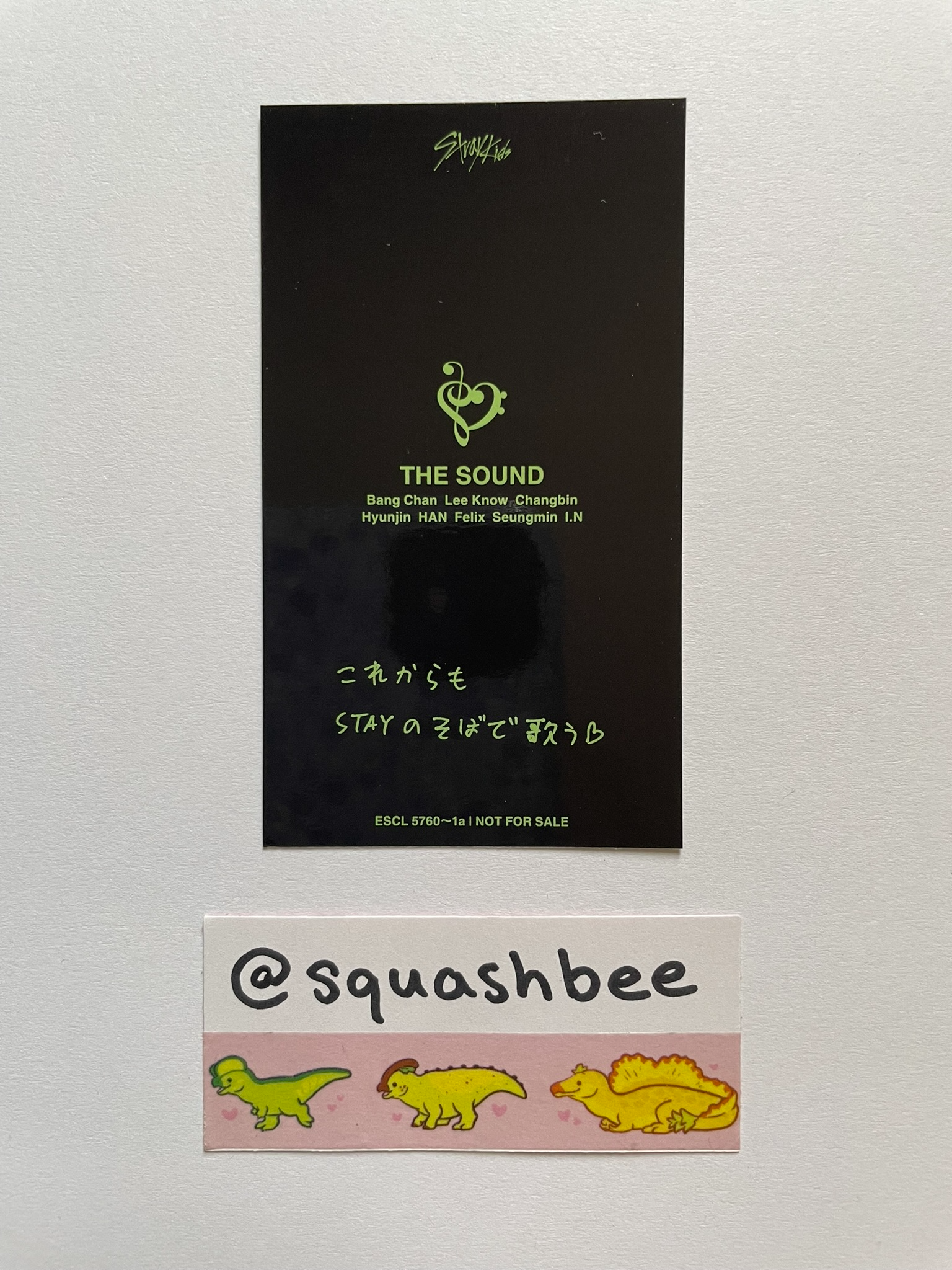 Stray Kids Seungmin Stray Kids - Seungmin - The Sound Album album photocard A version limited version listing photo 2