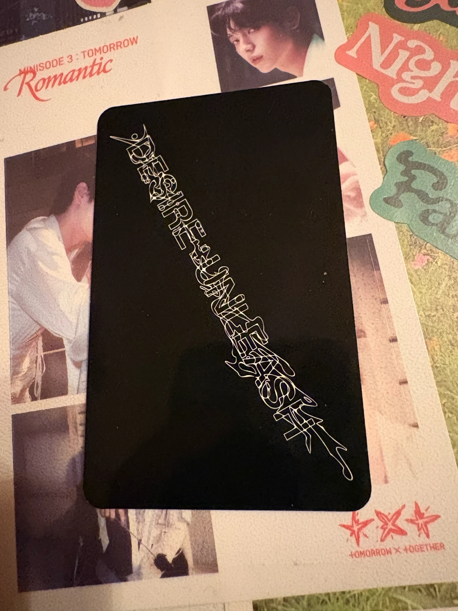ENHYPEN Sunghoon ENHYPEN - Sunghoon - DESIRE: UNLEASH Album album photocard listing photo 2