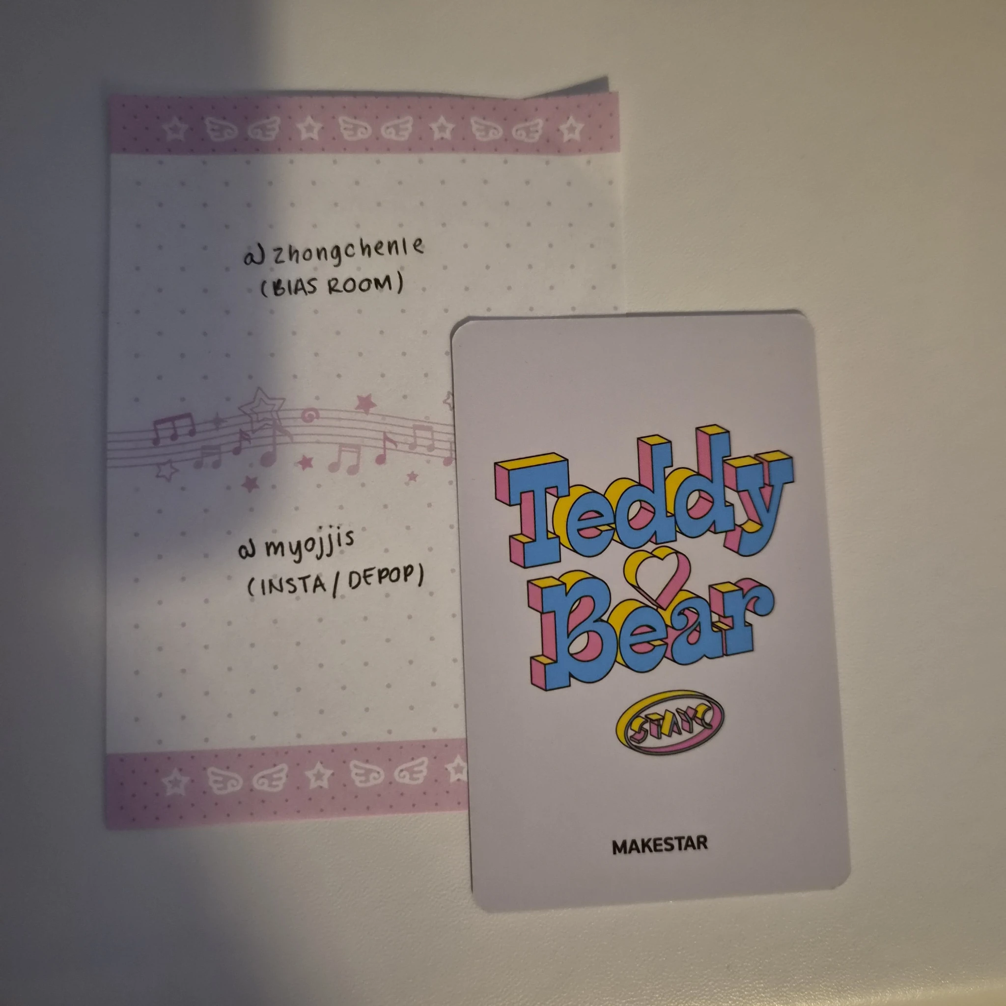 STAYC Isa STAYC - Isa - Teddy Bear Album pob (pre-order benefit) makestar listing photo 2