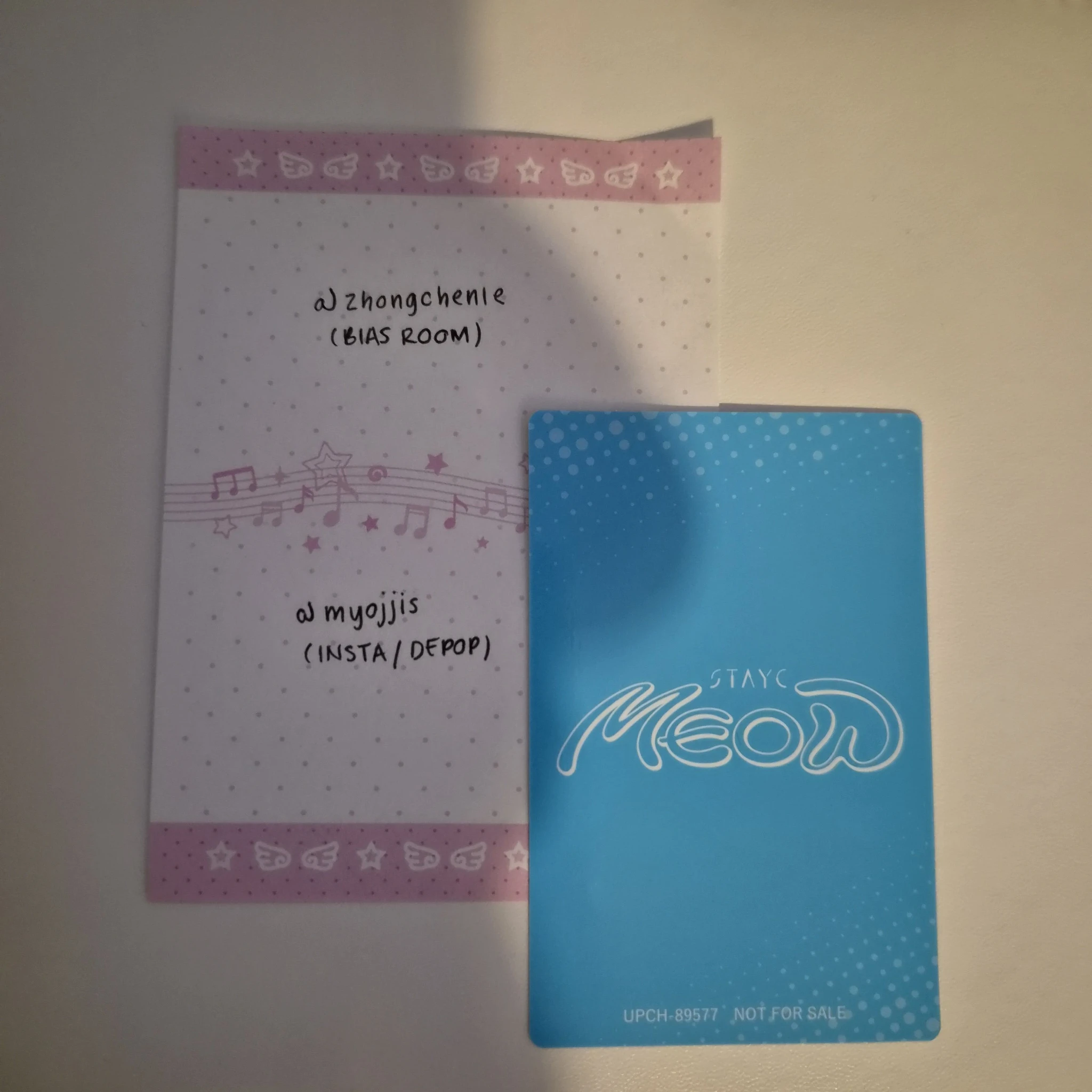 STAYC Isa STAYC - MEOW / Cheeky Icy Thang (Japanese Ver.) Album solo jacket version album photocard listing photo 2
