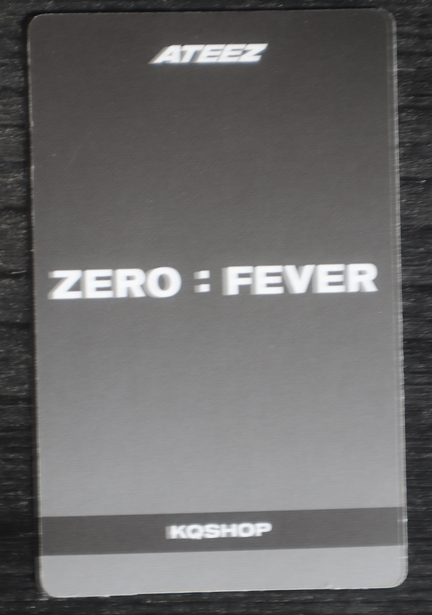 ATEEZ Jongho ATEEZ - Jongho - ZERO : FEVER Part.1 Album pob (pre-order benefit) kq shop platform version listing photo 2