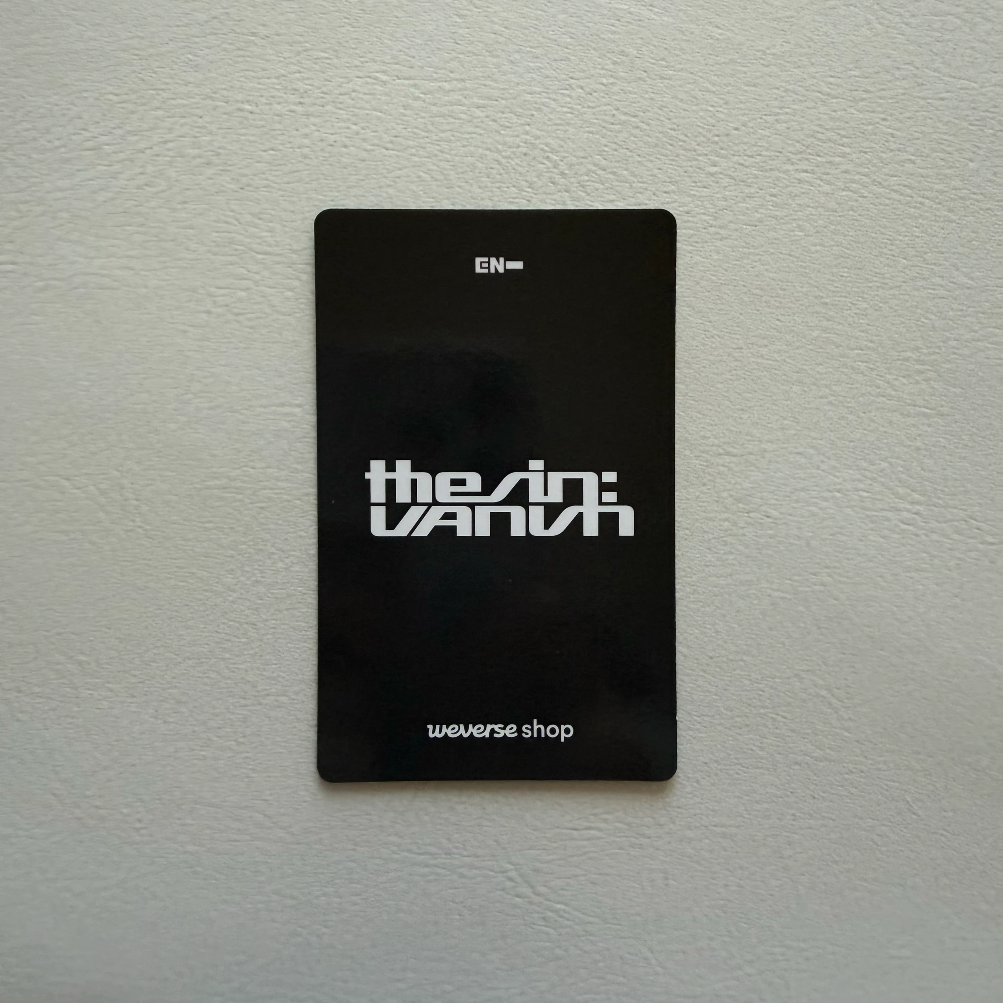 ENHYPEN Jungwon ENHYPEN - Jungwon - THE SIN: VANISH Album pob (pre-order benefit) weverse global shop (wvg) standard version listing photo 2