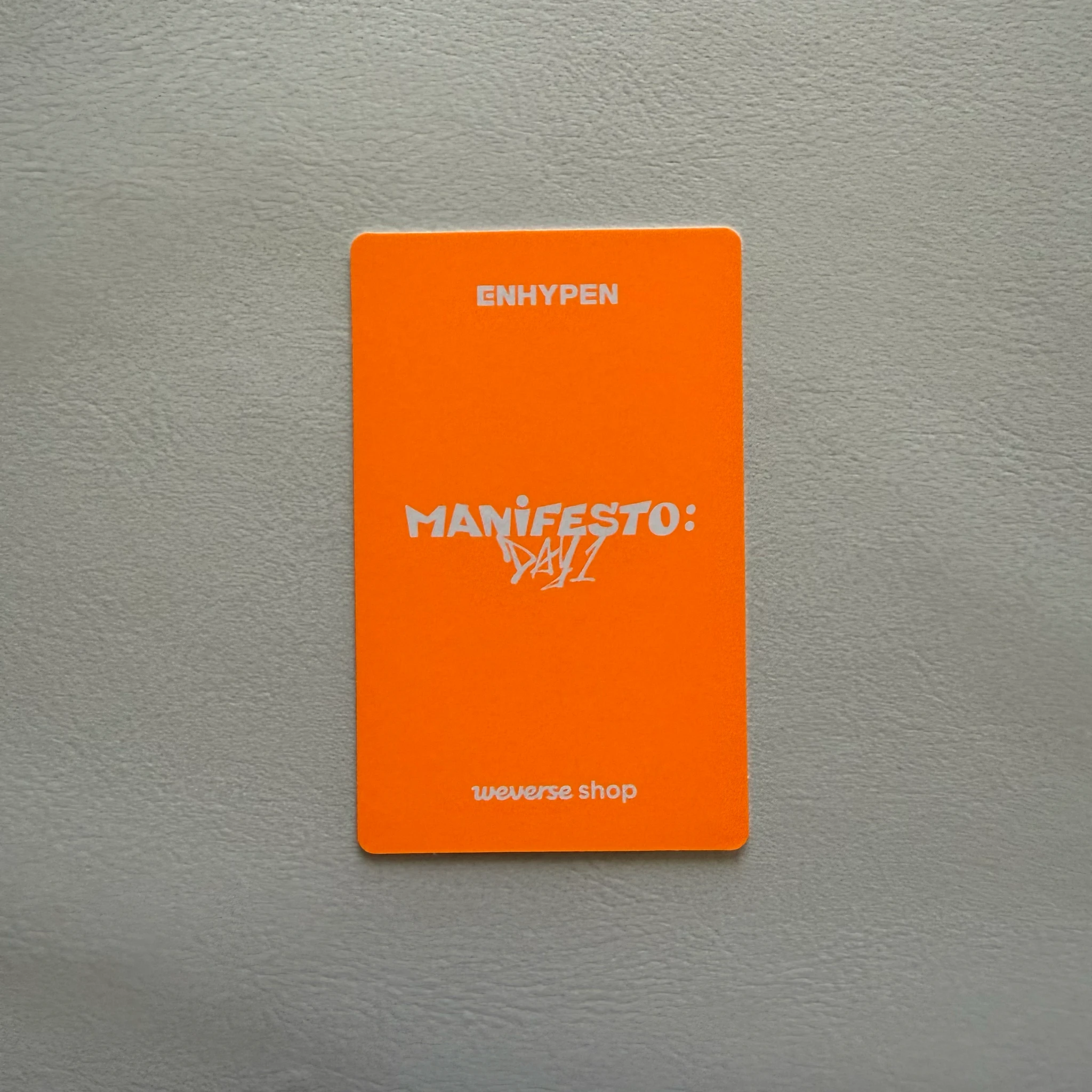 ENHYPEN Ni-ki ENHYPEN - Ni-ki - MANIFESTO: DAY 1 Album naver shopping live holographic (hologram) pre-order benefit (pob) listing photo 2