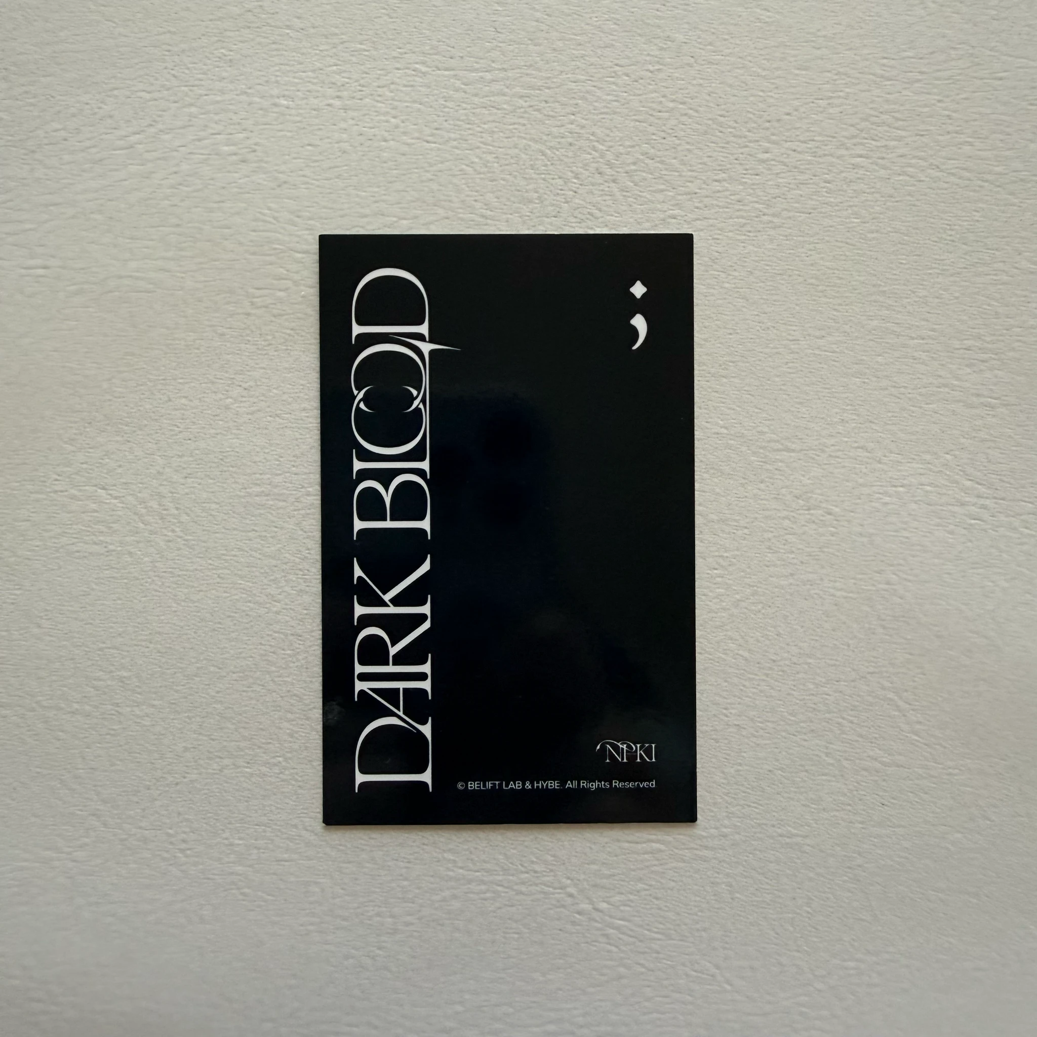 ENHYPEN Ni-ki ENHYPEN - Ni-ki - DARK BLOOD Album merch photocard photocard set choker listing photo 2