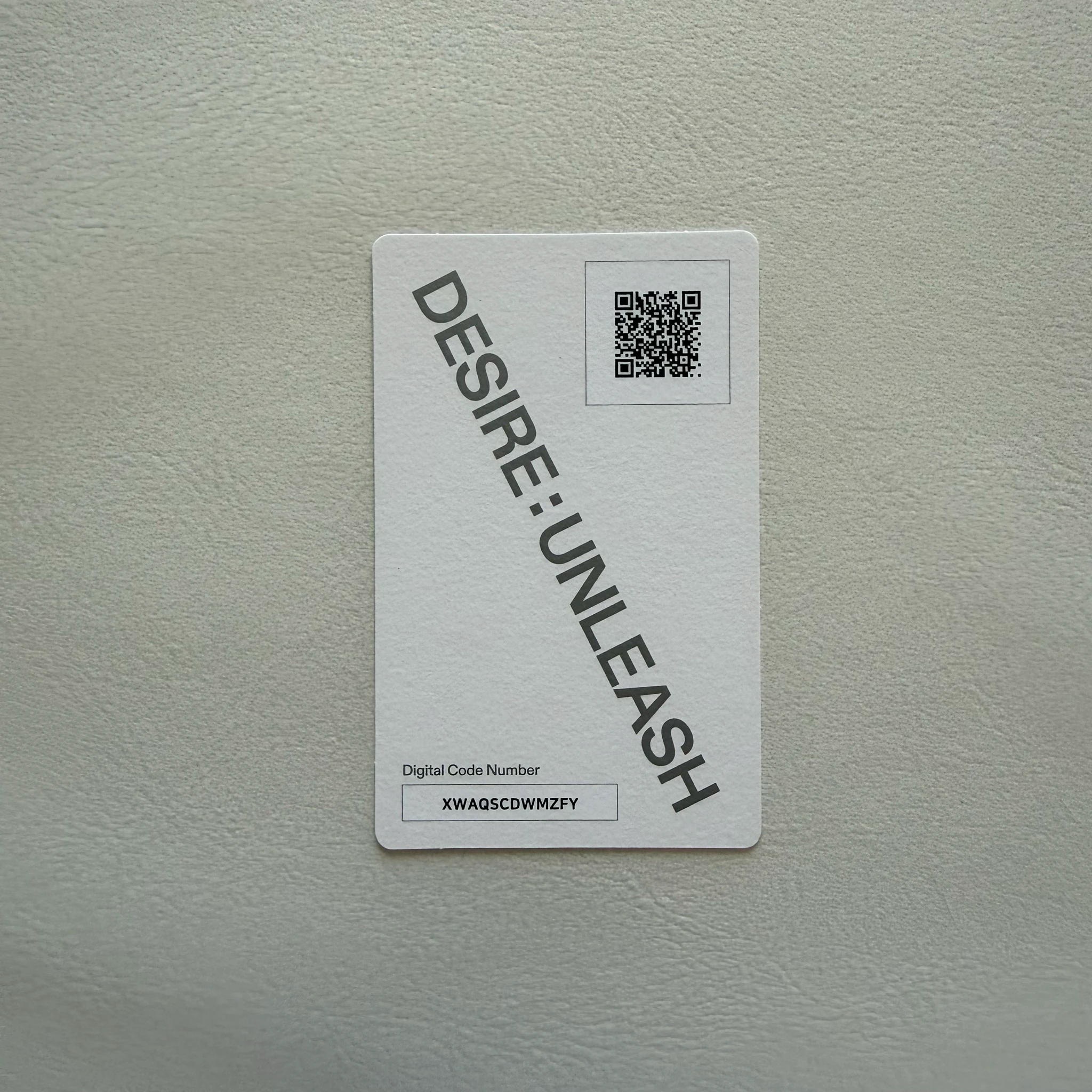 ENHYPEN ENHYPEN - DESIRE: UNLEASH Album weverse album version qr card korean album (non-kr source) album photocard listing photo 2