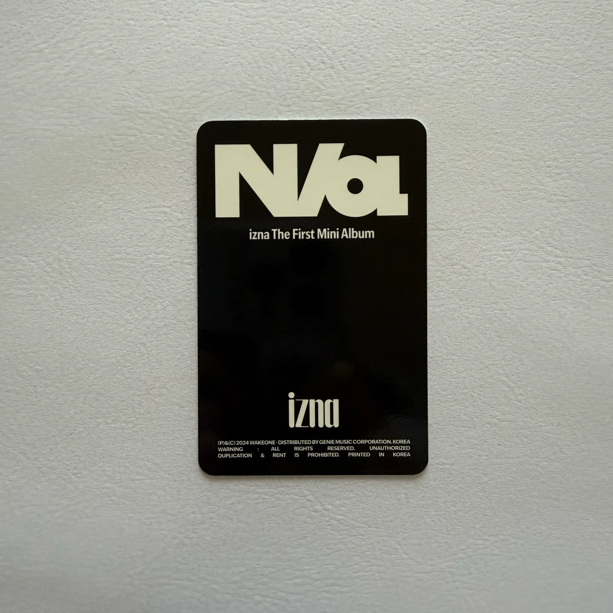 izna izna - N/a Album iz ver KOKO BANG JEEMIN unit album photocard listing photo 2