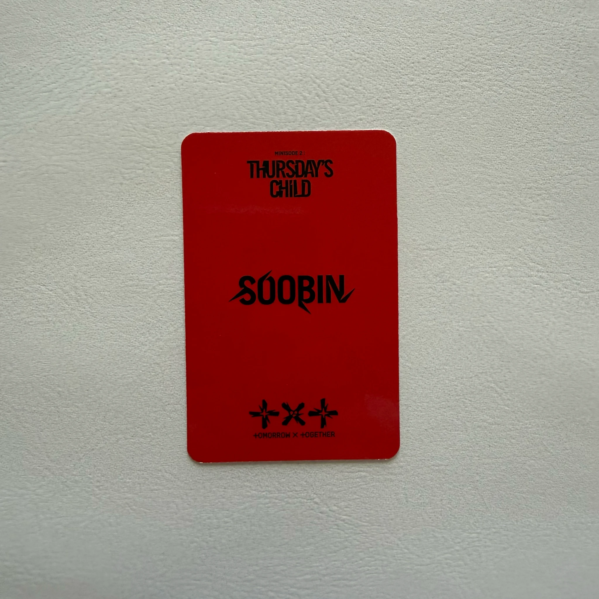 TOMORROW X TOGETHER Soobin TOMORROW X TOGETHER - Soobin - Minisode 2: Thursday's Child Album album photocard mess ver. listing photo 2