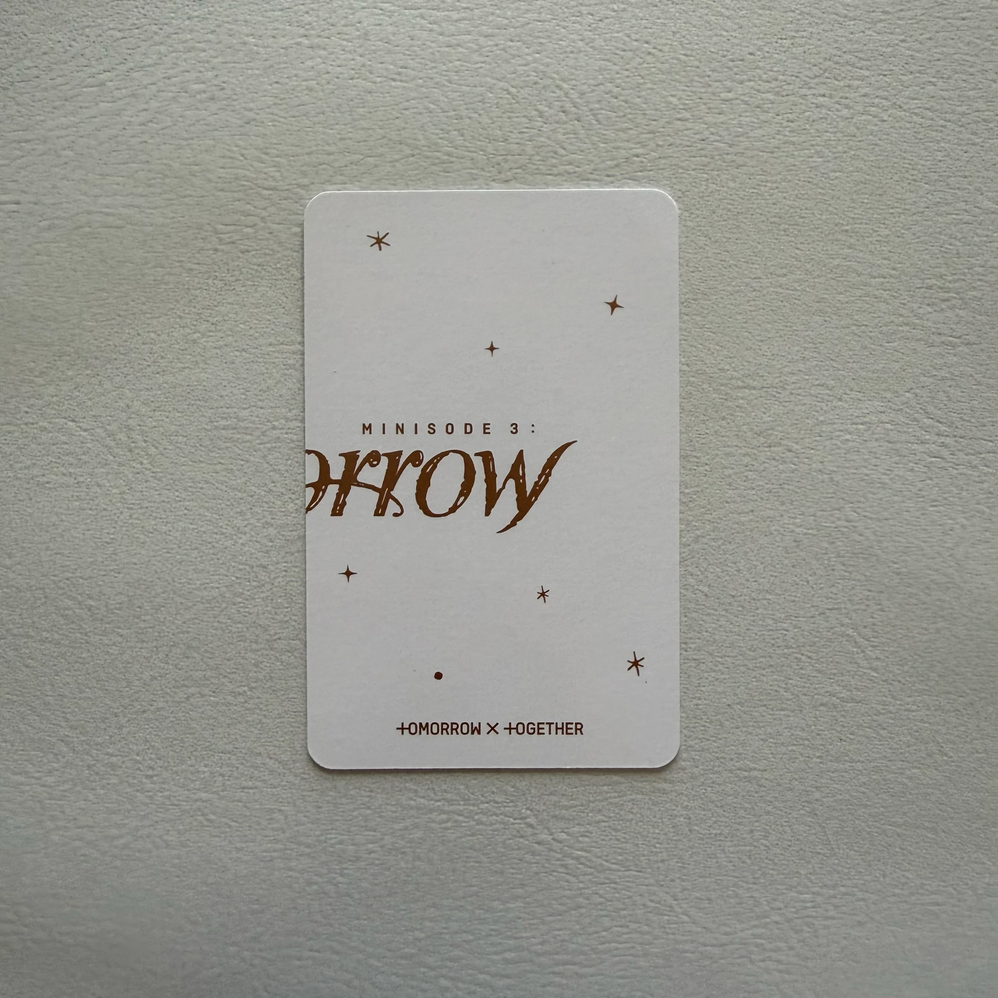 TOMORROW X TOGETHER Soobin TOMORROW X TOGETHER - Soobin - Minisode 3: Tomorrow Album album photocard weverse albums ver. listing photo 2