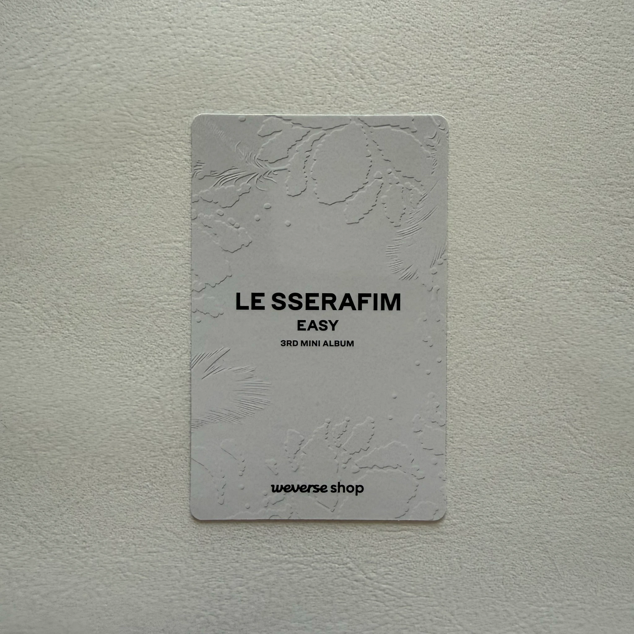 LE SSERAFIM Kazuha LE SSERAFIM - Kazuha - EASY Album weverse pre-order benefit listing photo 2