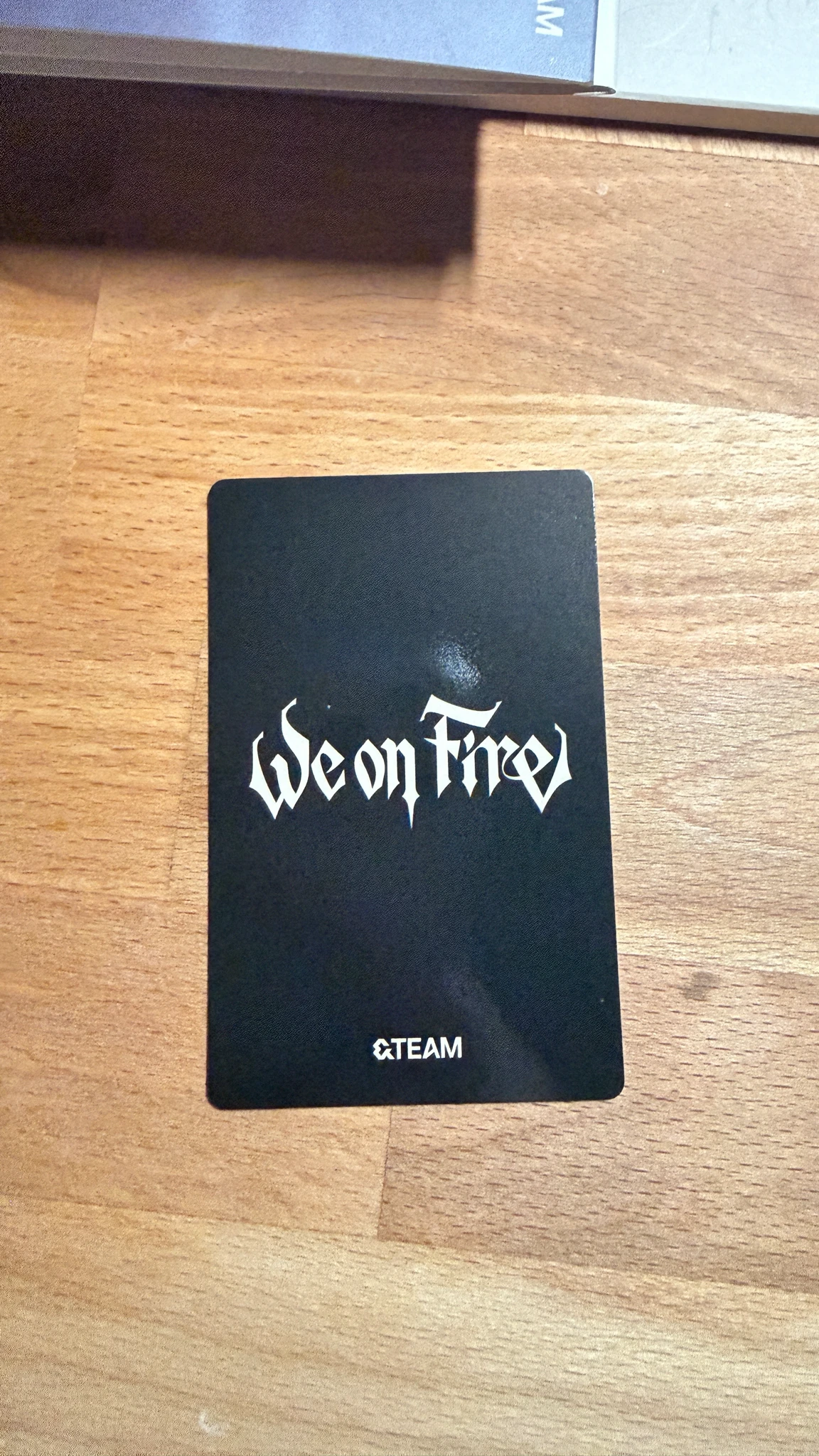 &TEAM Taki &TEAM - Taki - We on Fire  Album album photocard standard version listing photo 2