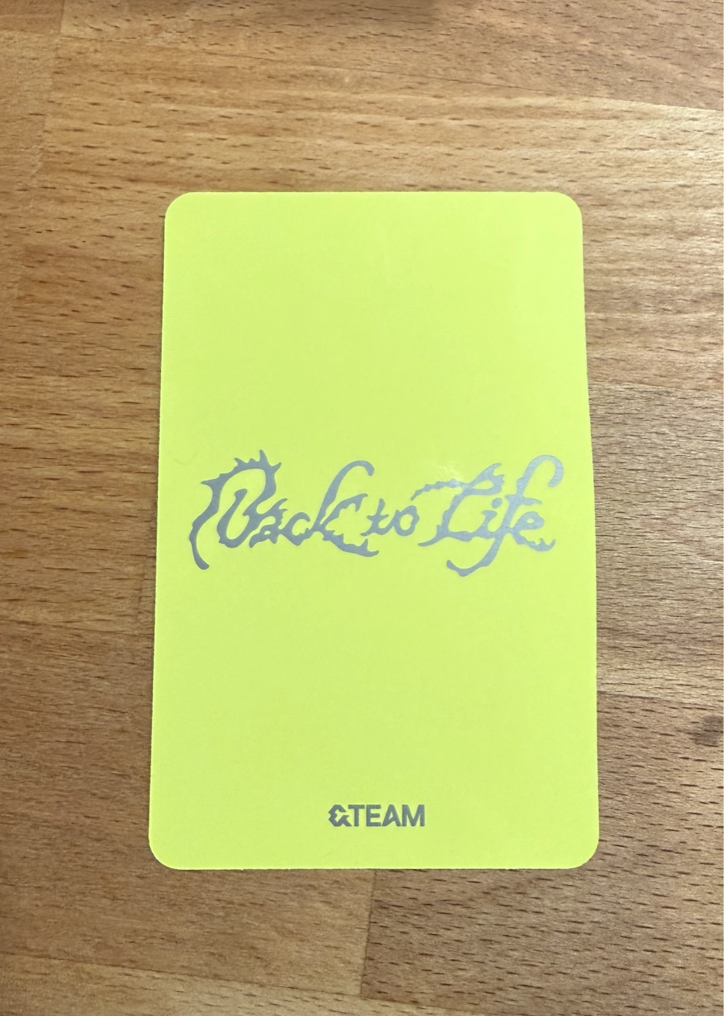 &TEAM K &TEAM - K - Back to Life  Album album photocard breath version B version listing photo 2