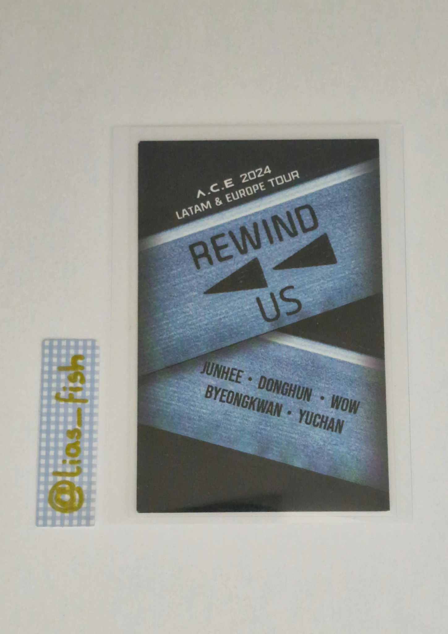 A.C.E Wow A.C.E - Wow - A.C.E 2024 Latam & Europe Tour Tour : Rewind US Event purchase benefit tour merch listing photo 2