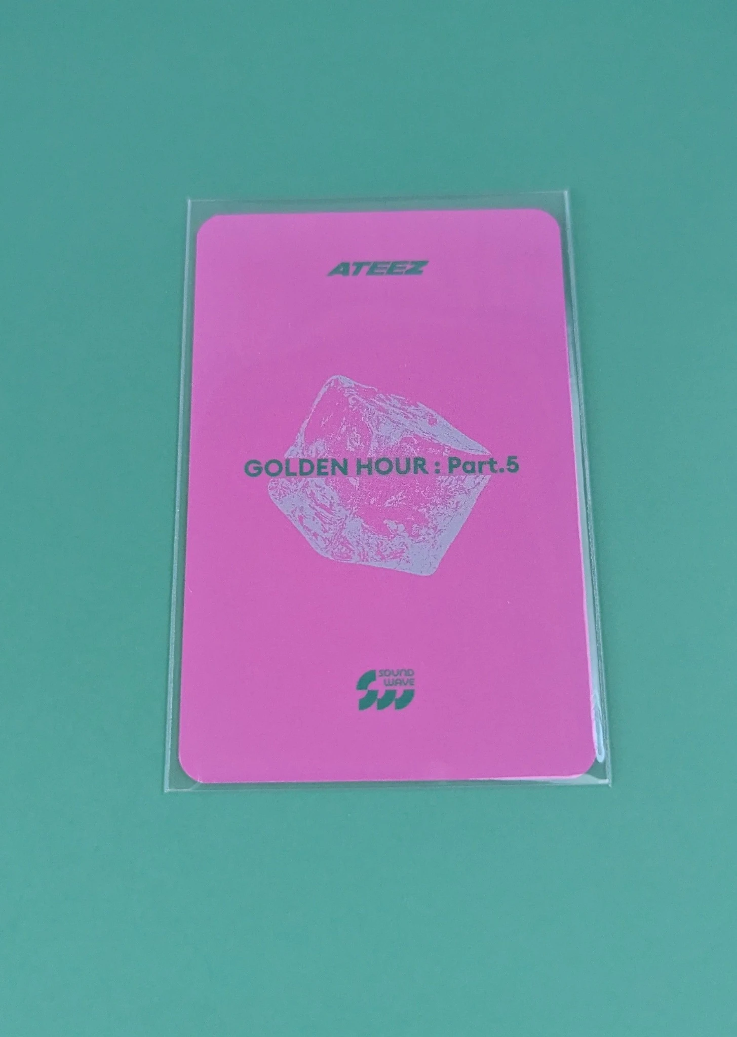 ATEEZ Wooyoung ATEEZ - Wooyoung - GOLDEN HOUR : Part.5 Album pob (pre-order benefit) soundwave listing photo 2