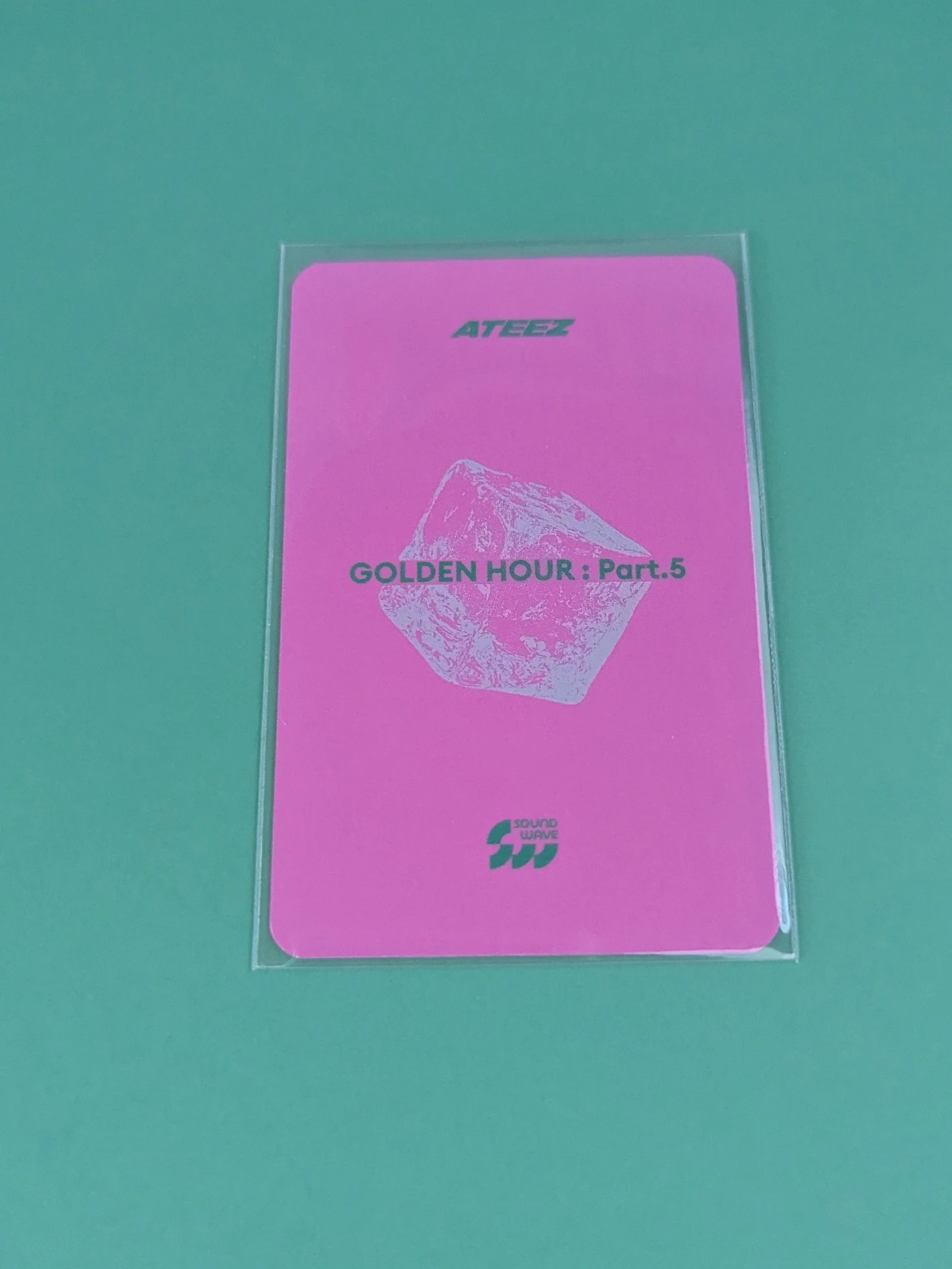 ATEEZ Hongjoong ATEEZ - Hongjoong - GOLDEN HOUR : Part.5 Album pob (pre-order benefit) photobook version soundwave listing photo 2