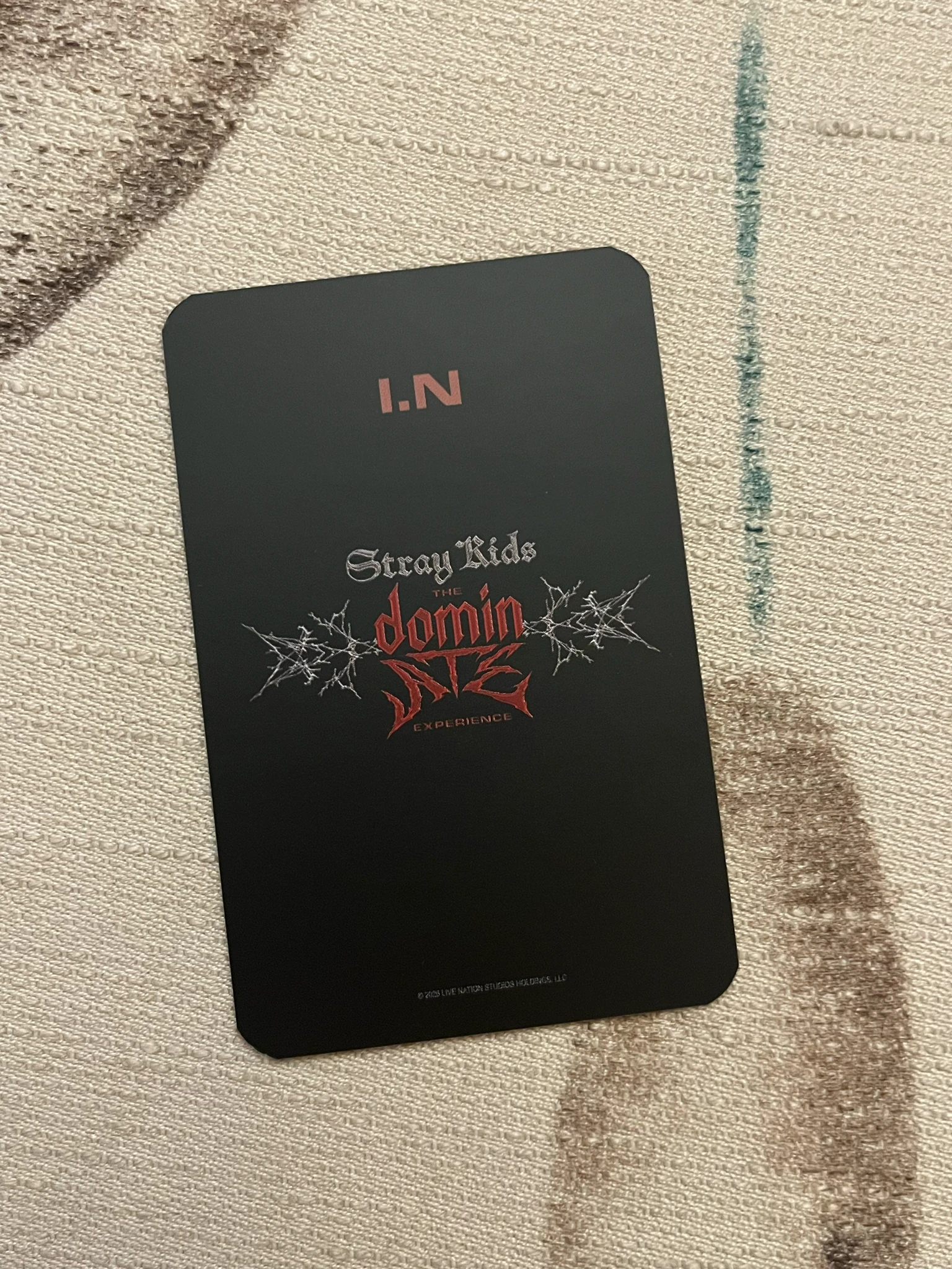 Stray Kids I.N Stray Kids - I.N - Stray Kids : The dominATE Experience Event photocard set listing photo 2