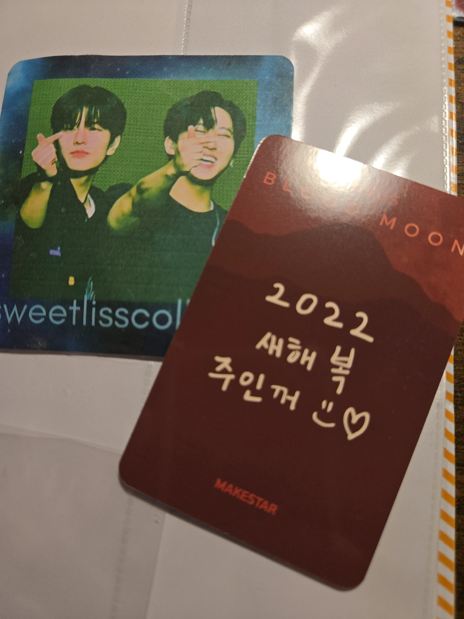 ONEUS Keonhee ONEUS - Keonhee - BLOOD MOON Album makestar round 7 A version video call (fancall) listing photo 2
