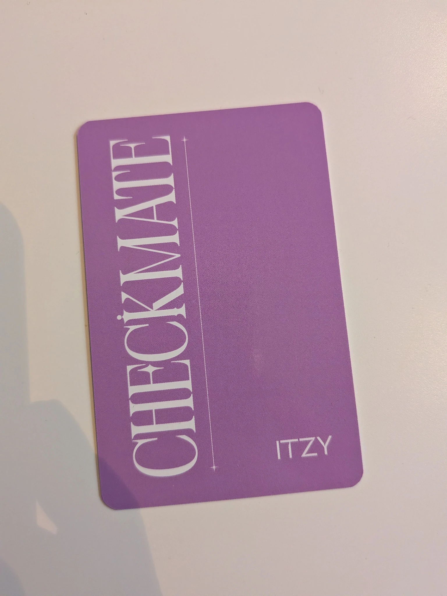 ITZY Ryujin ITZY - Ryujin - CHECKMATE Album ktown4u pre-order benefit (pob) listing photo 2