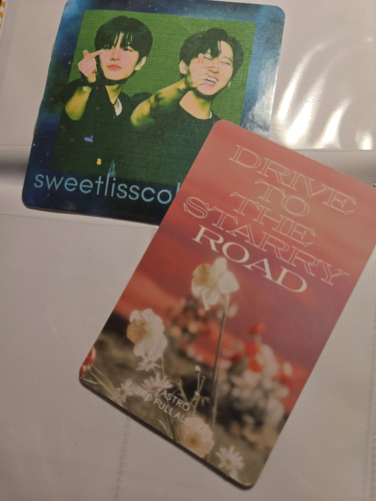ASTRO JinJin ASTRO - JinJin - Drive to the Starry Road Album album photocard road version listing photo 2