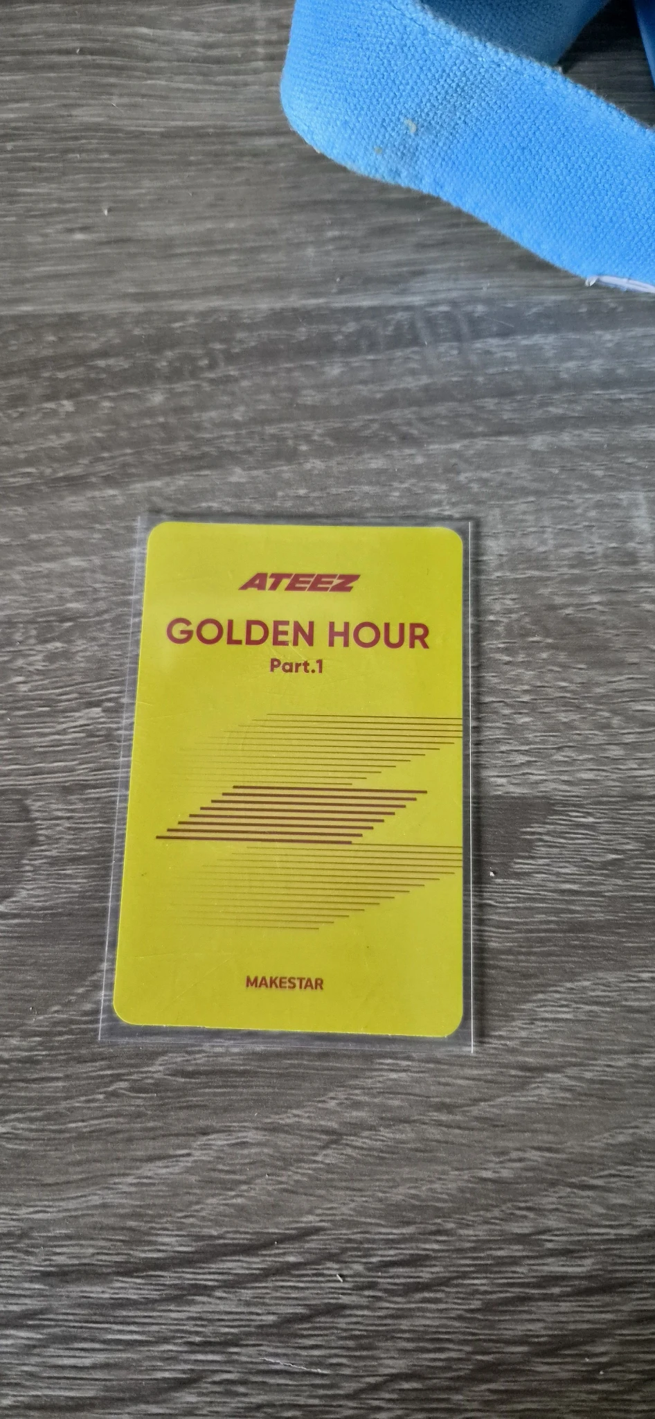 ATEEZ Hongjoong ATEEZ - Hongjoong - Golden Hour : Part.1 Album makestar video call raincoat boy listing photo 2
