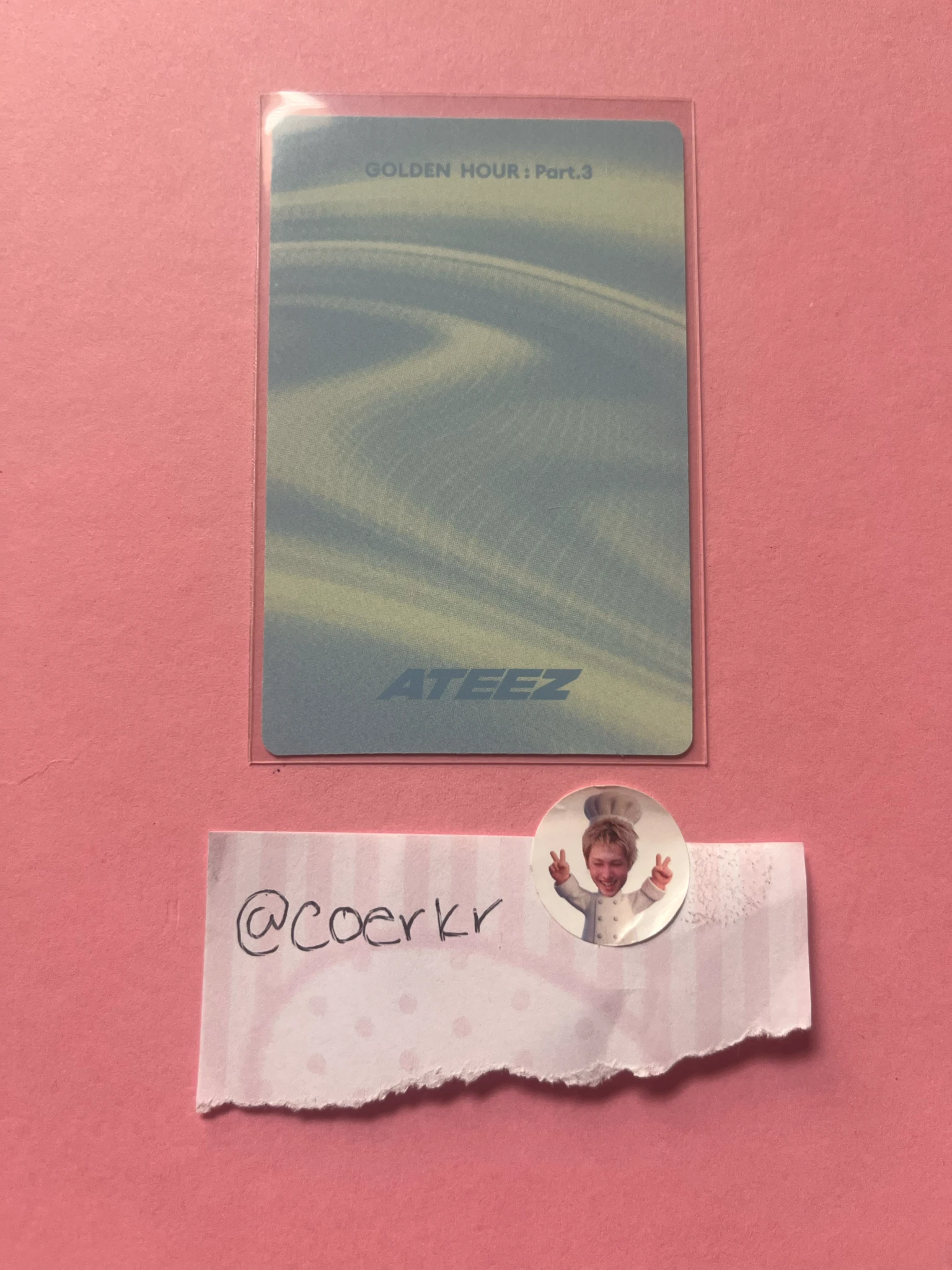 ATEEZ Hongjoong ATEEZ - Hongjoong - Golden Hour : Part.3 Album - Poca Album listing photo 2