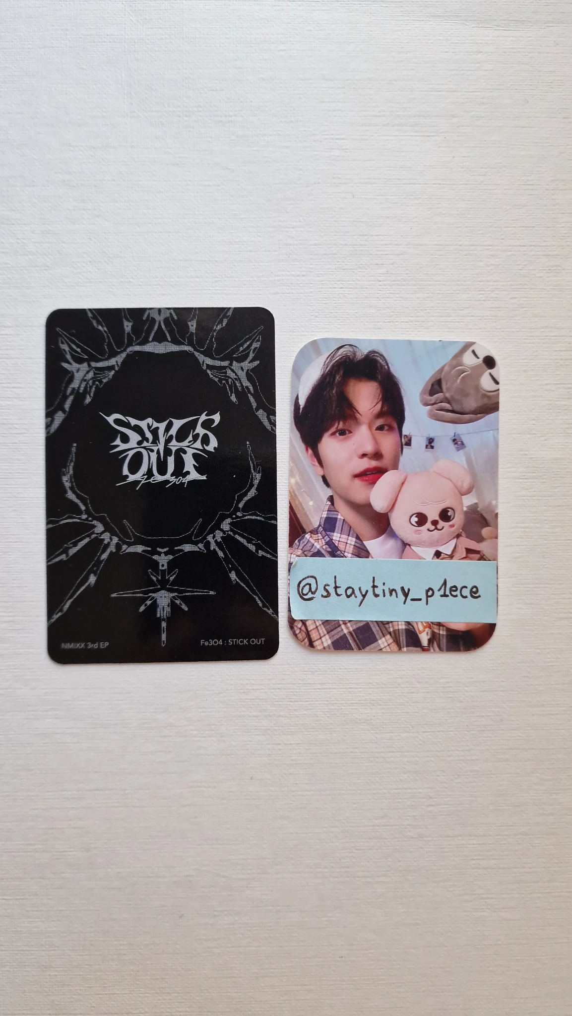 NMIXX NMIXX - Jiwoo & Haewon - Fe3O4: STICK OUT Album album photocard unit pyromancy version listing photo 2
