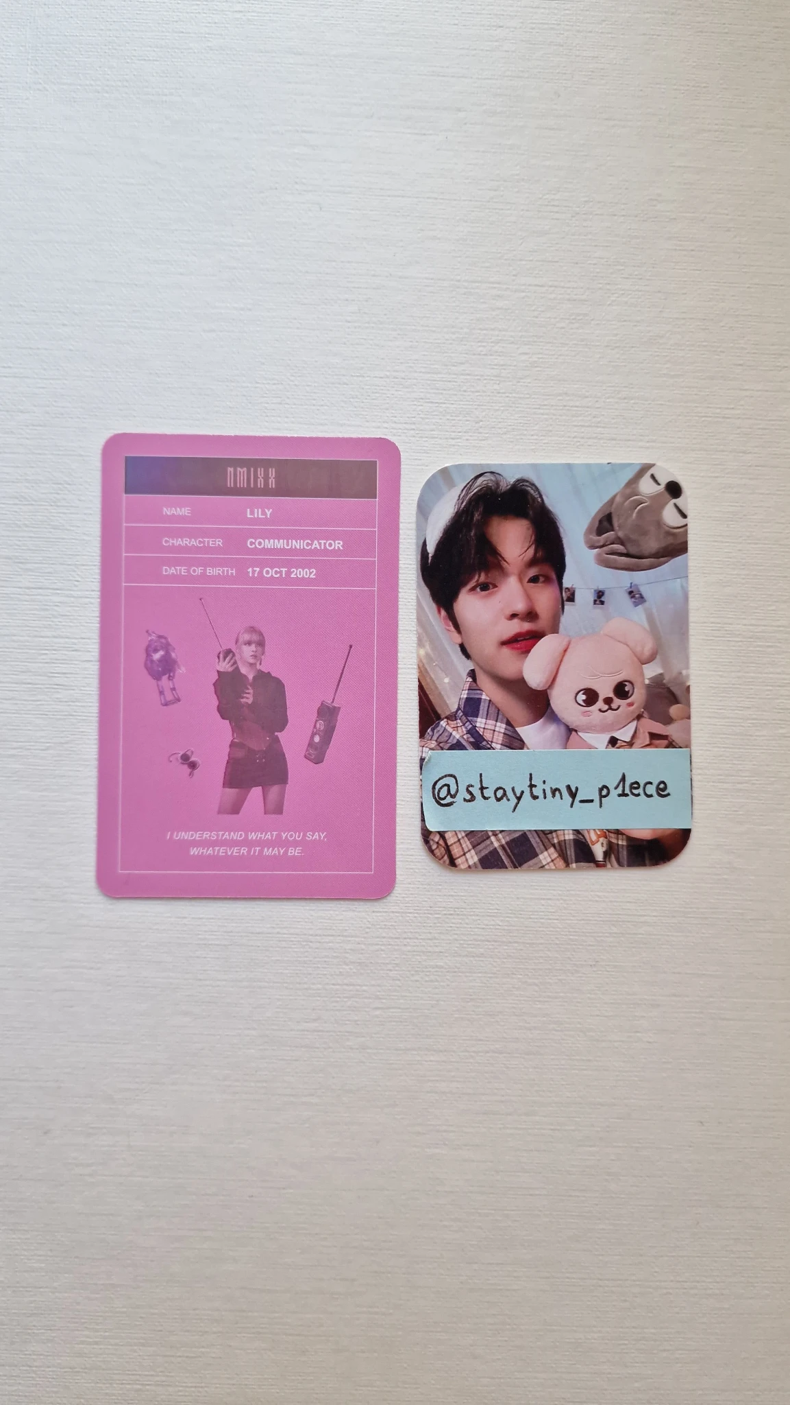 NMIXX Lily NMIXX - Lily - Expérgo Album album photocard limited version character card listing photo 2