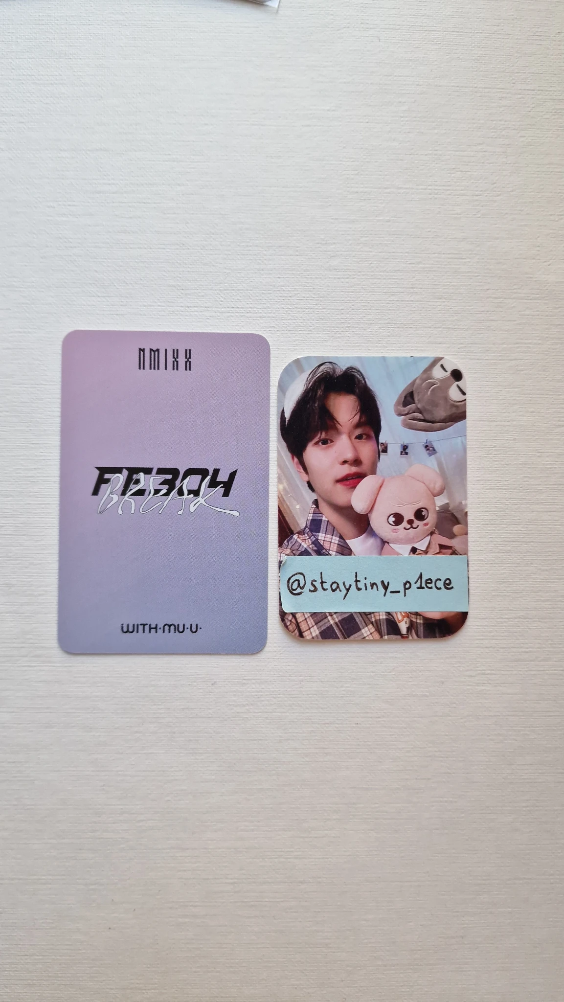 NMIXX Haewon NMIXX - Haewon - Fe3O4: BREAK Album pob (pre-order benefit) withmuu round 1 listing photo 2
