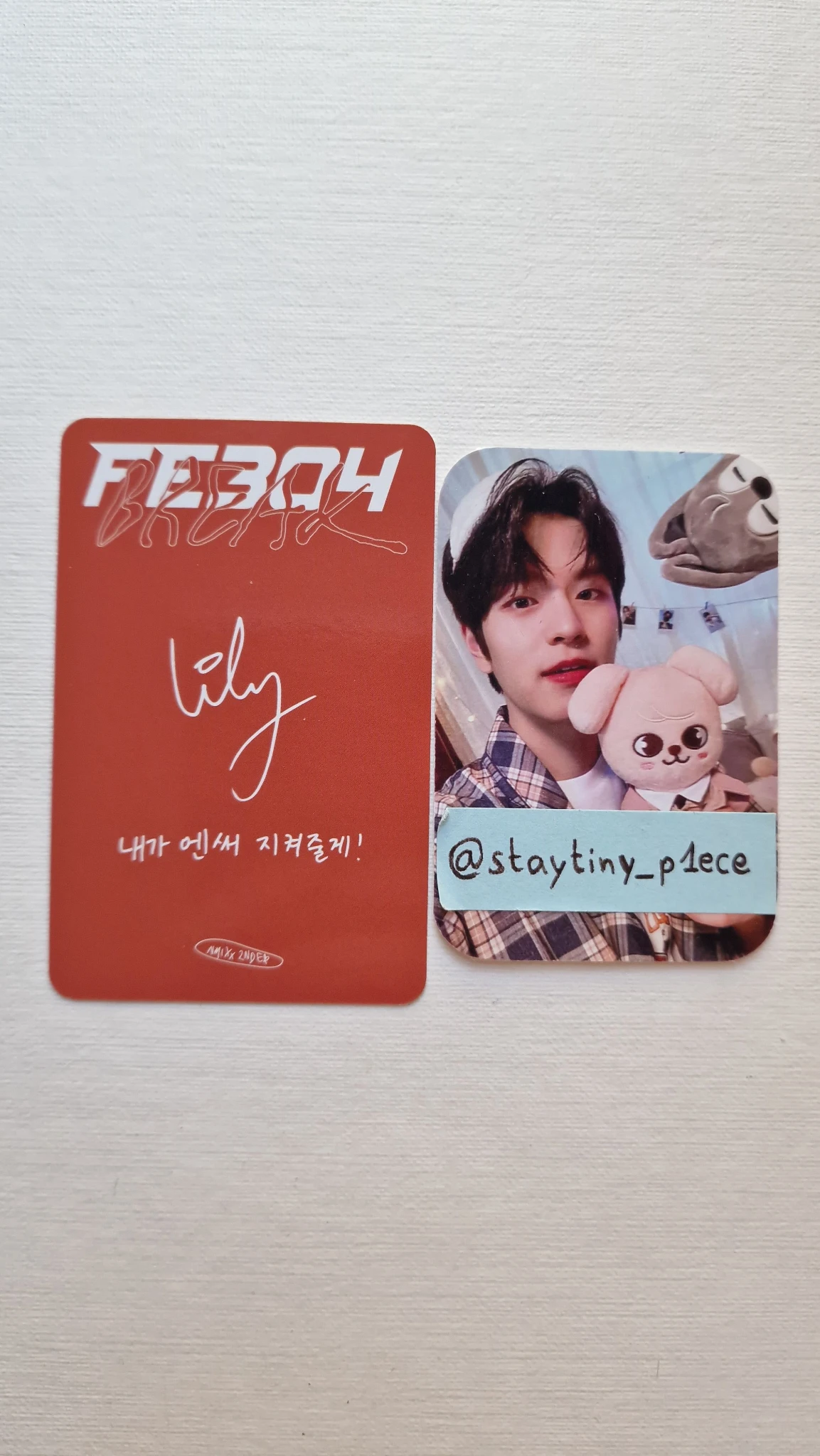 NMIXX Lily NMIXX - Lily - Fe3O4: BREAK Album album photocard mixx blood version listing photo 2