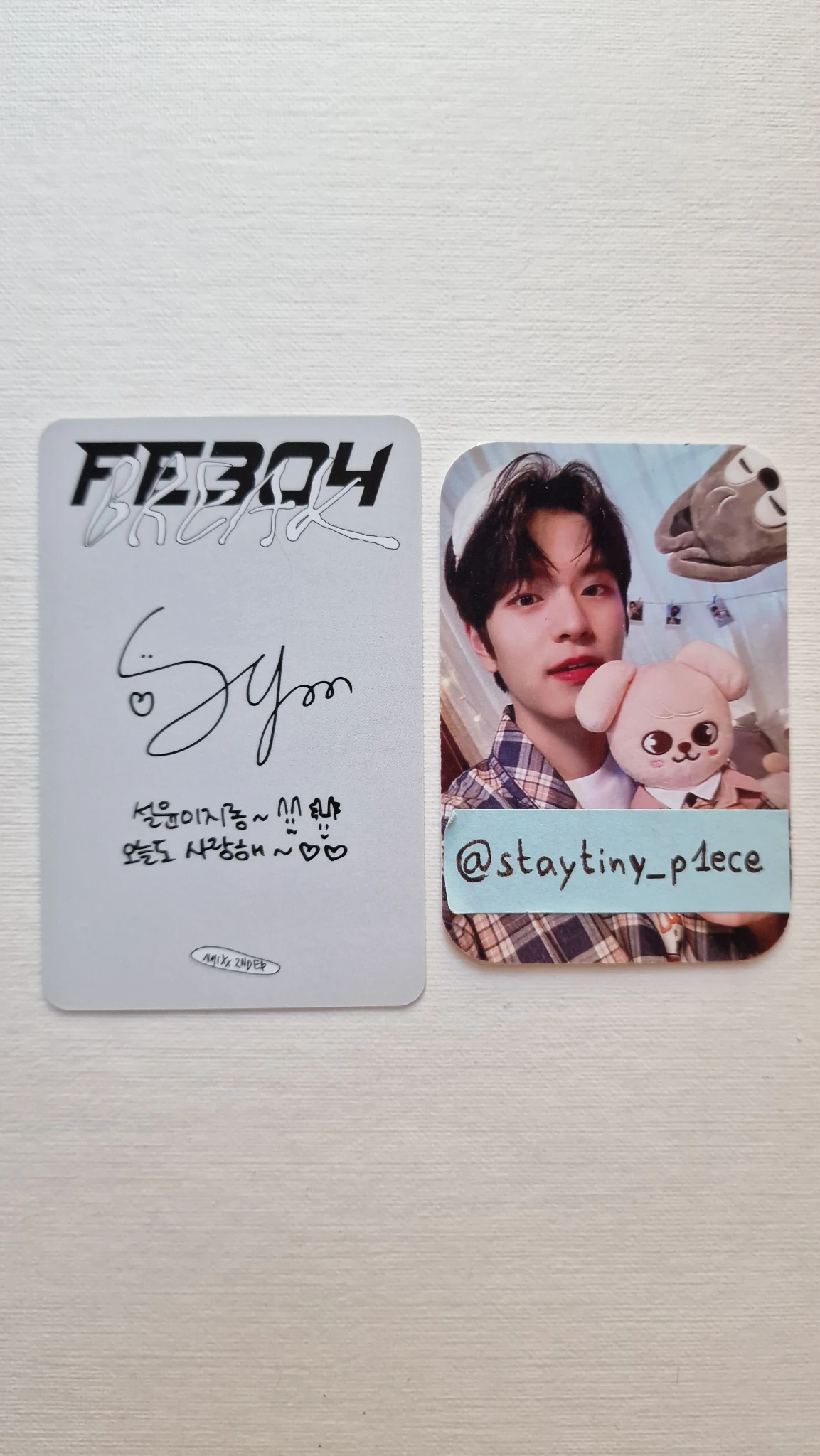 NMIXX Sullyoon NMIXX - Sullyoon - Fe3O4: BREAK Album album photocard square one version listing photo 2